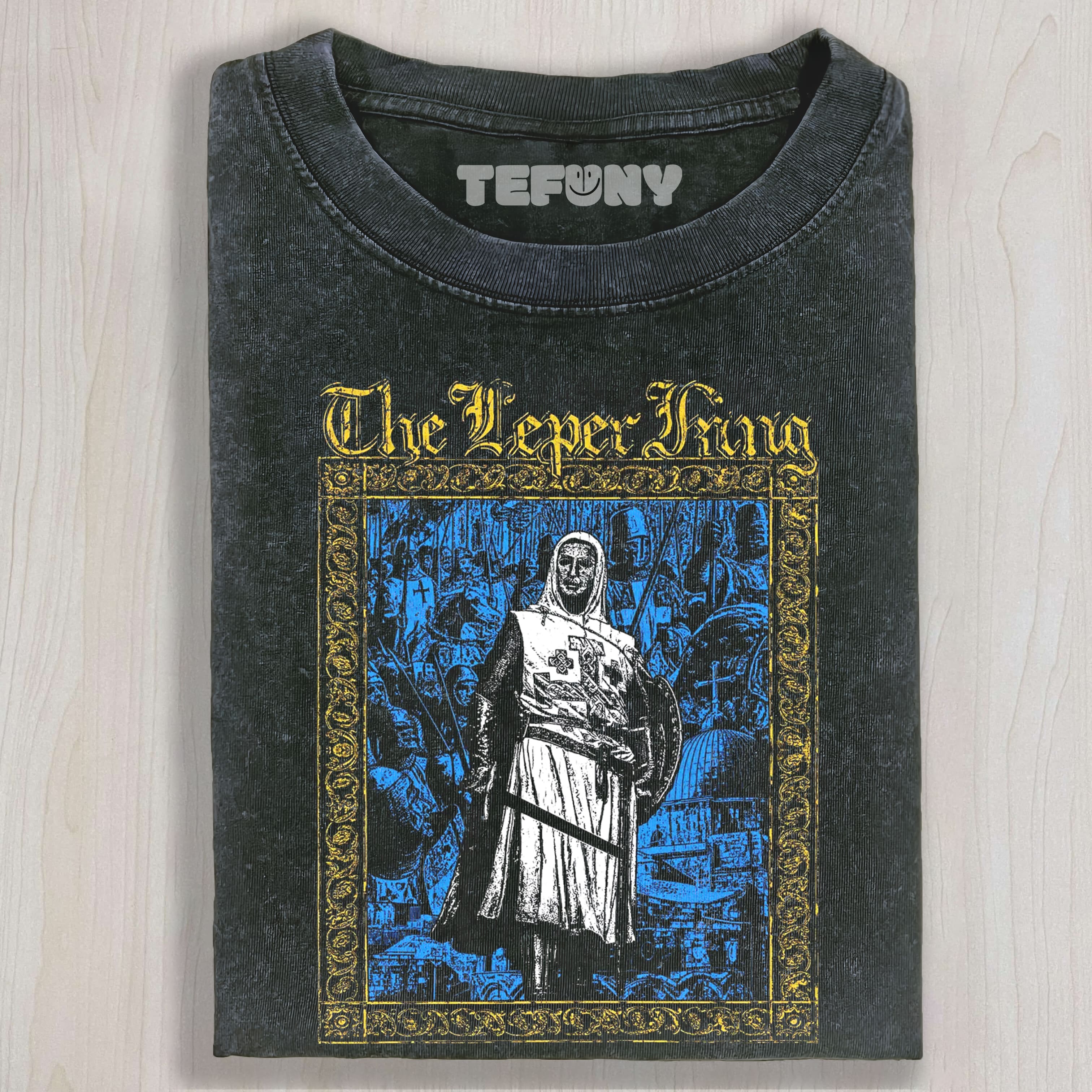 KING BALDWIN IV THE LEPER KING TEE & SWEAT & HOOD