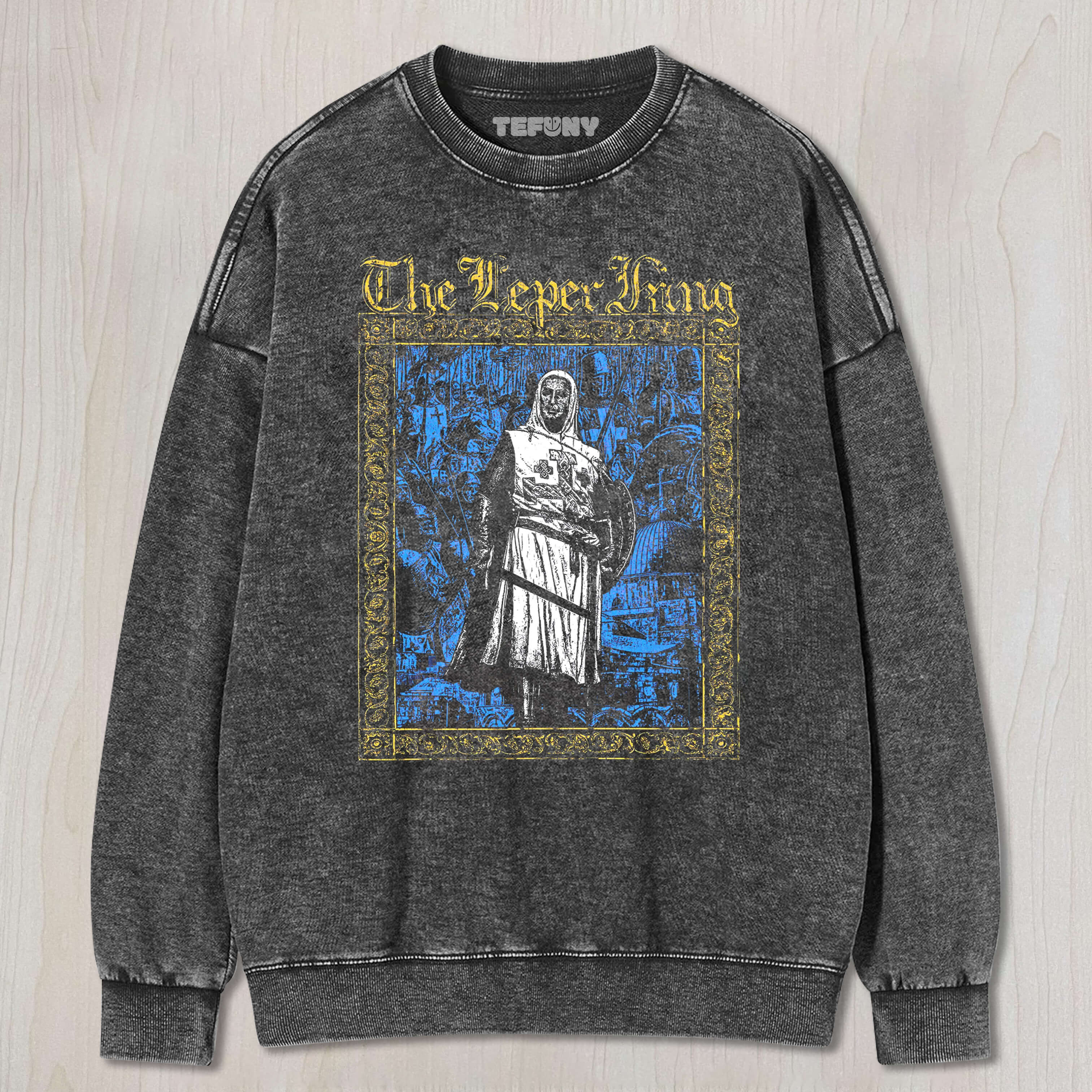 KING BALDWIN IV THE LEPER KING TEE & SWEAT & HOOD