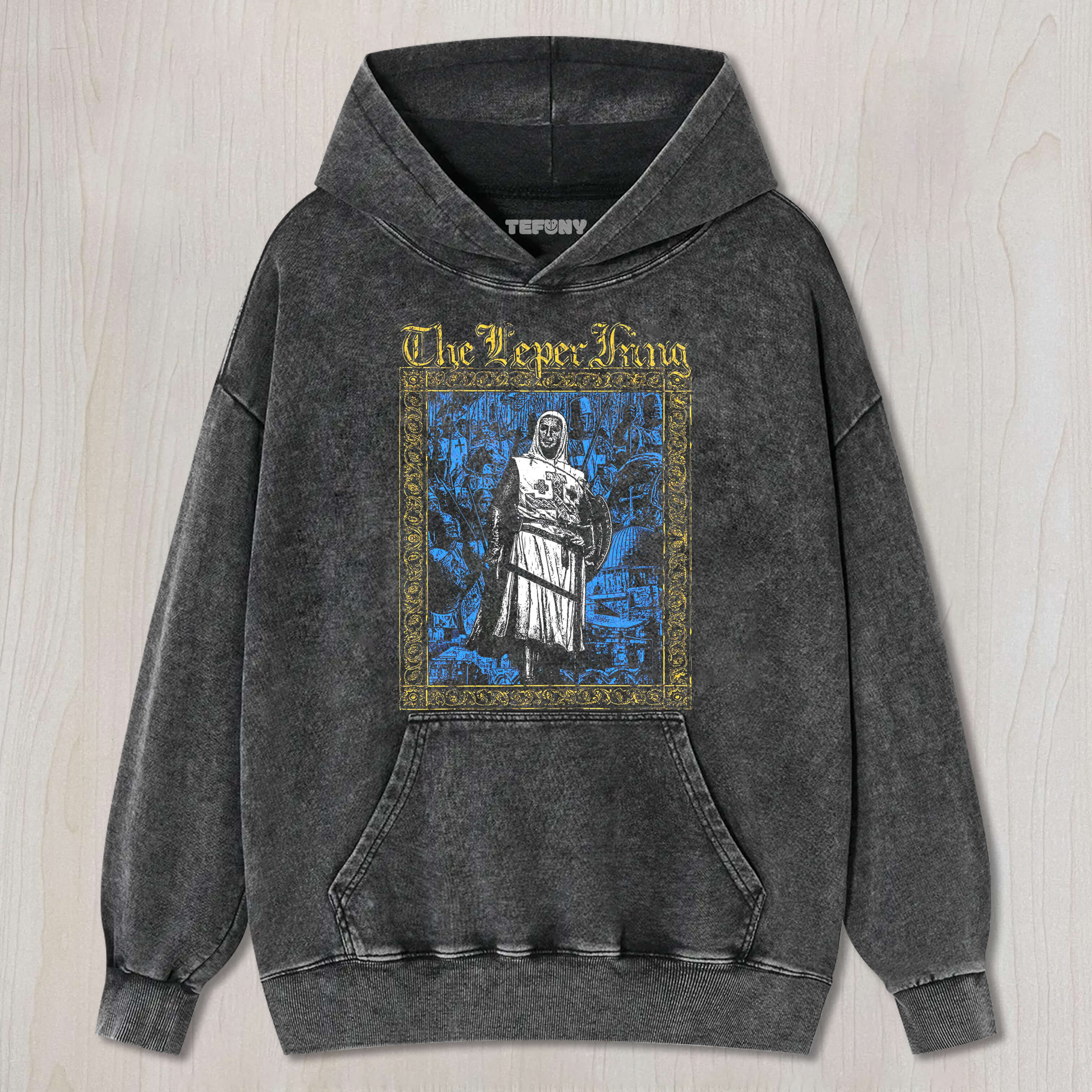 KING BALDWIN IV THE LEPER KING TEE & SWEAT & HOOD