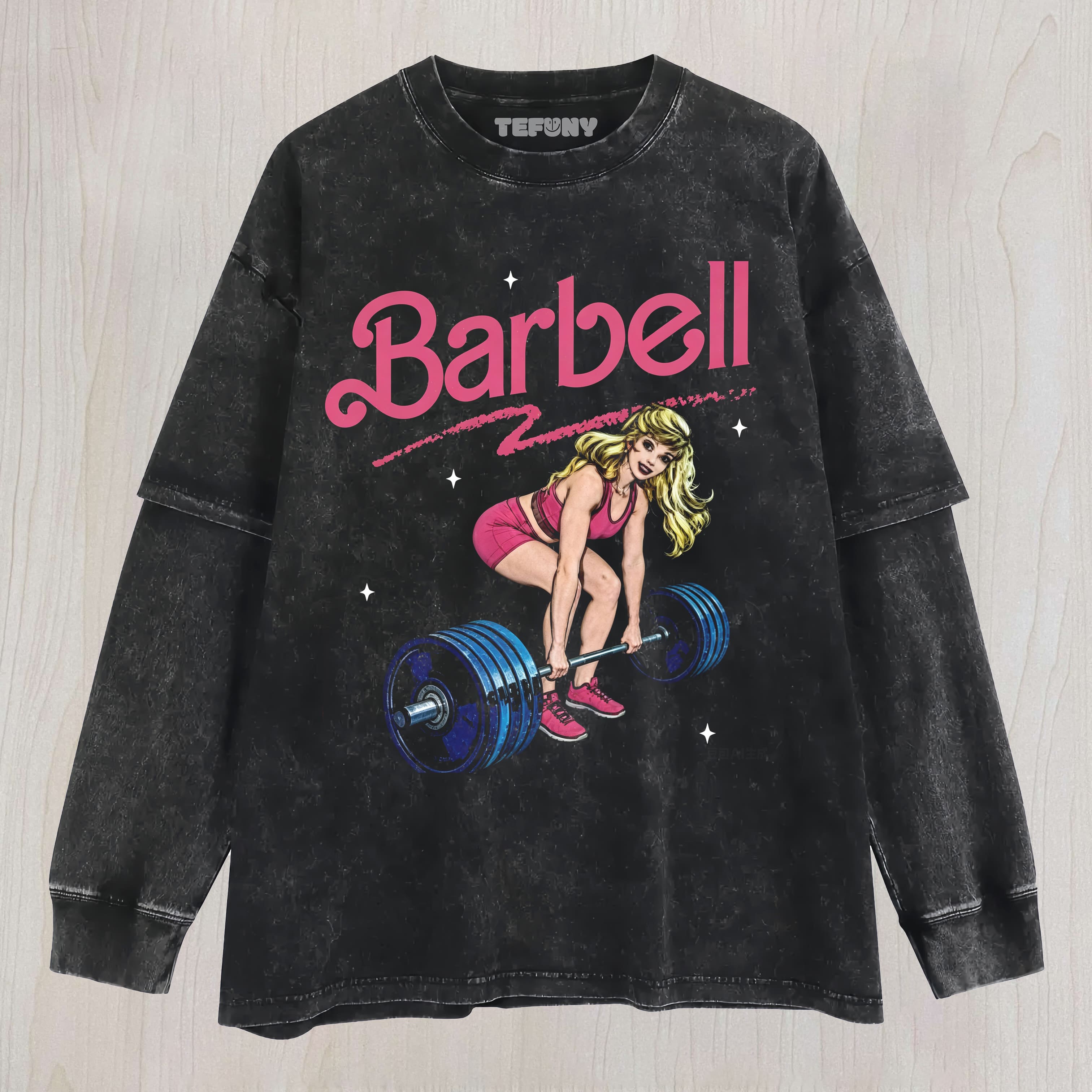 BARBELL UNISEX TEE, TANK TOP, LAYERED LS, SWEATSHIRT & HOODIE