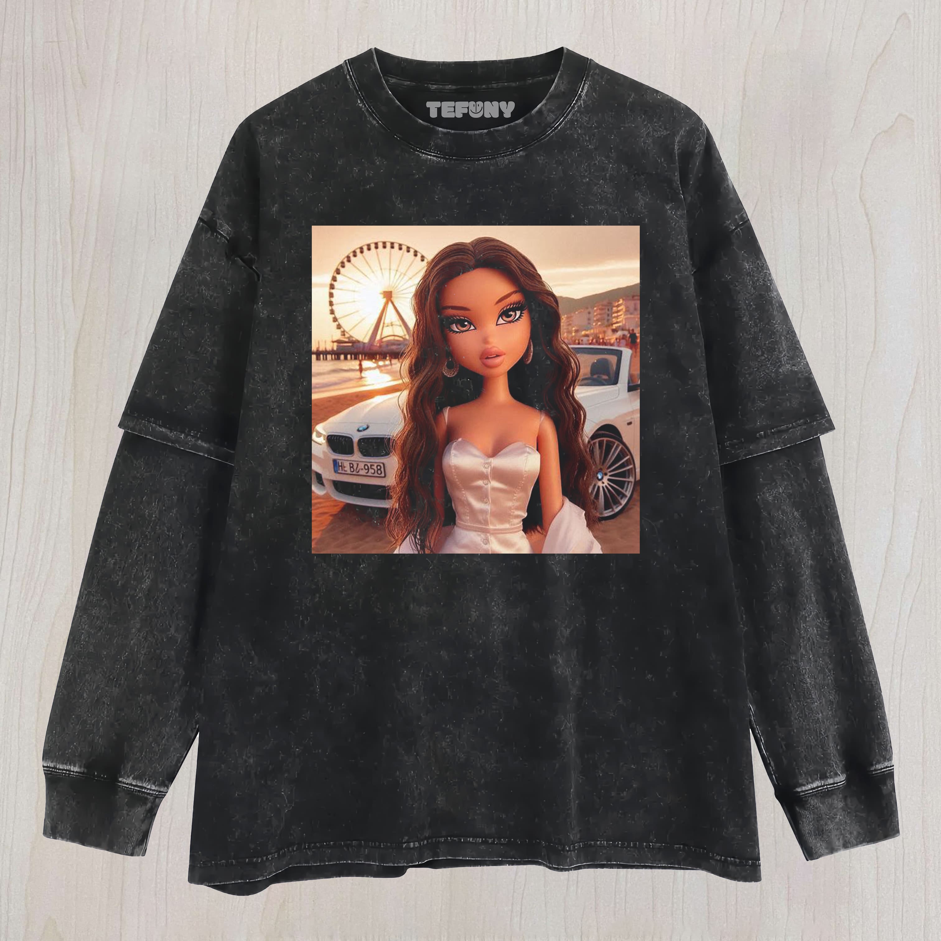 BARBIE 9 UNISEX TEE, TANK TOP, LAYERED LS, SWEATSHIRT & HOODIE