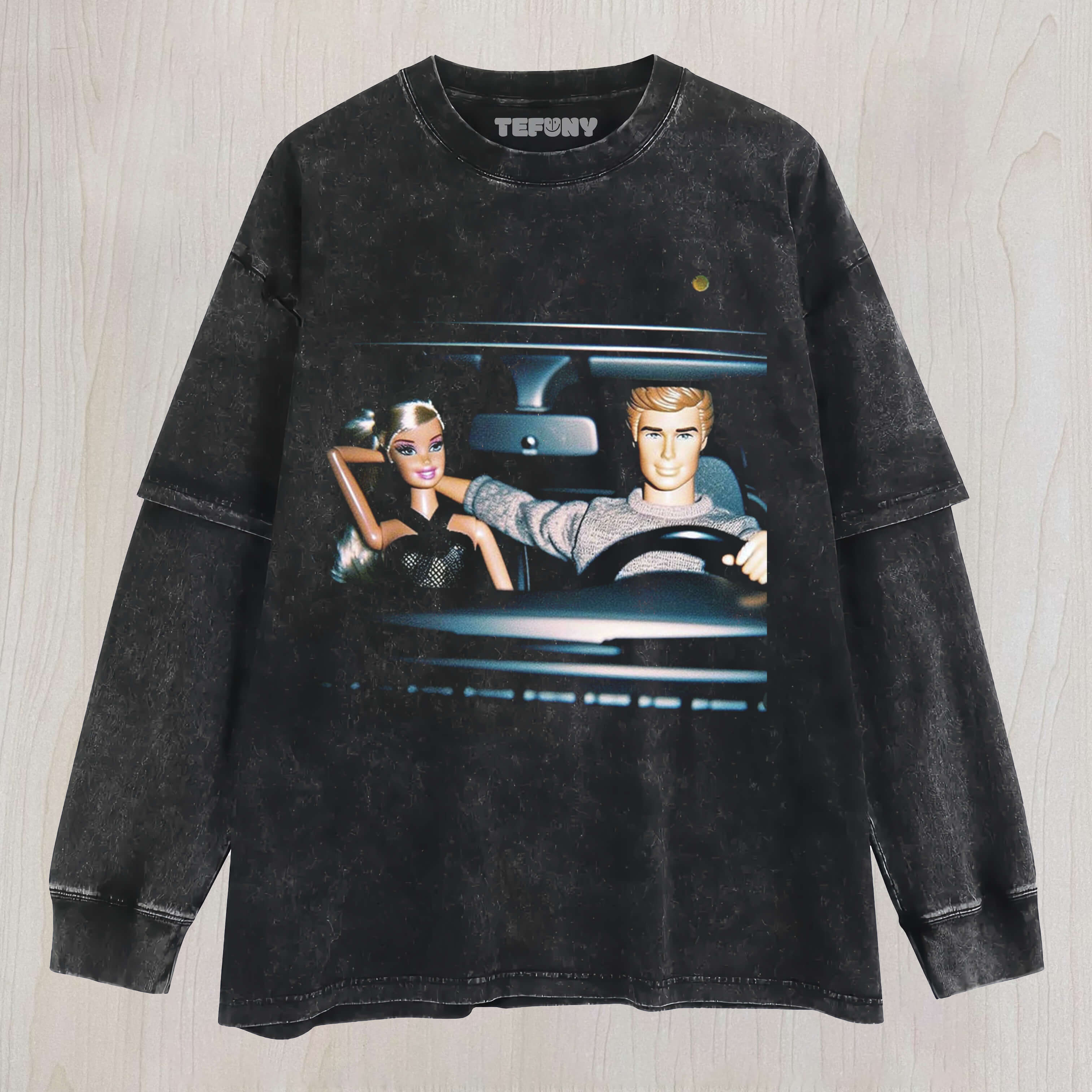 BARBIE AND KEN FASHION DOLLS LAYERED LONG SLEEVE