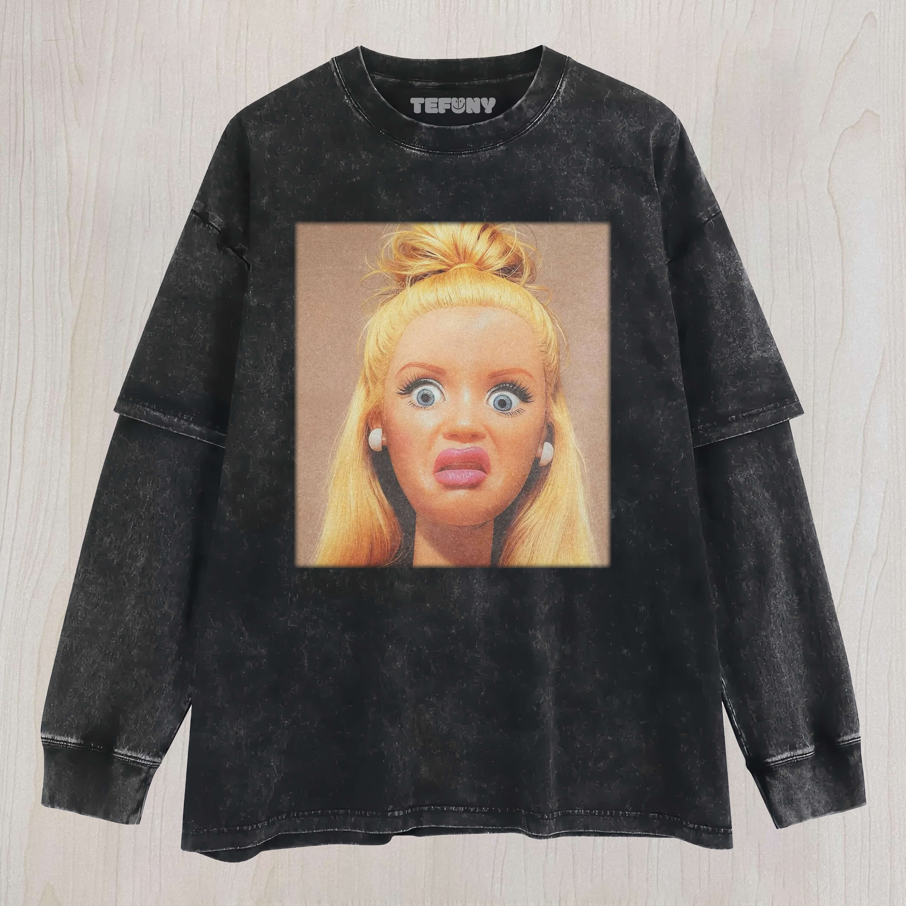 BARBIE GIRL MEME V2 LAYERED LONG SLEEVE