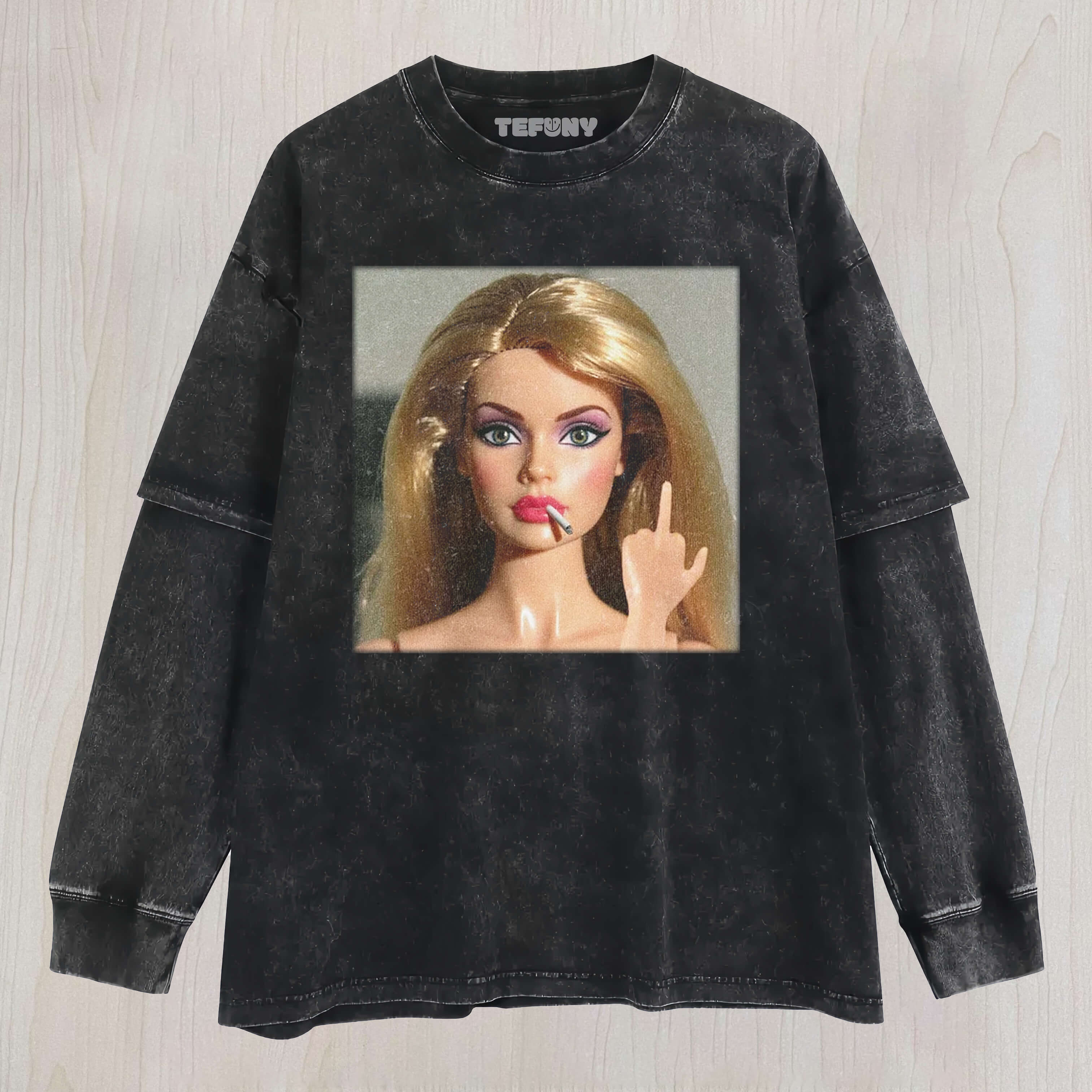BARBIE GIRL MEME V6 LAYERED LONG SLEEVE