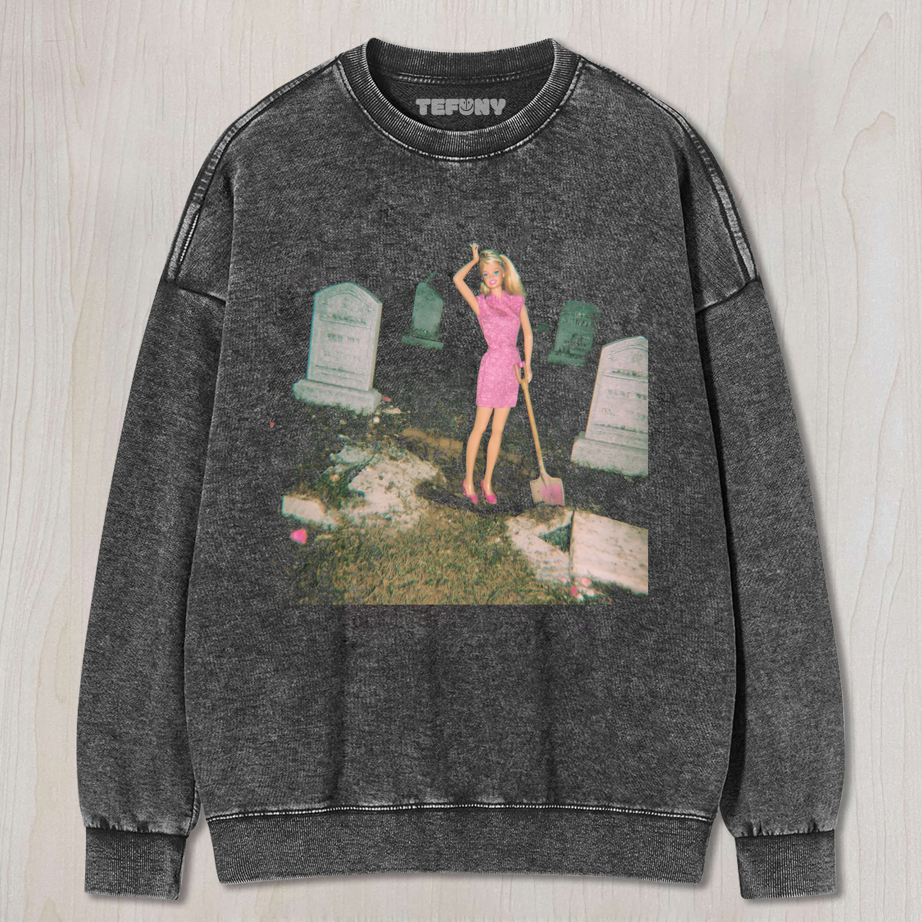 BARBIE RETRO GRAVEYARD TEE & SWEAT & HOOD