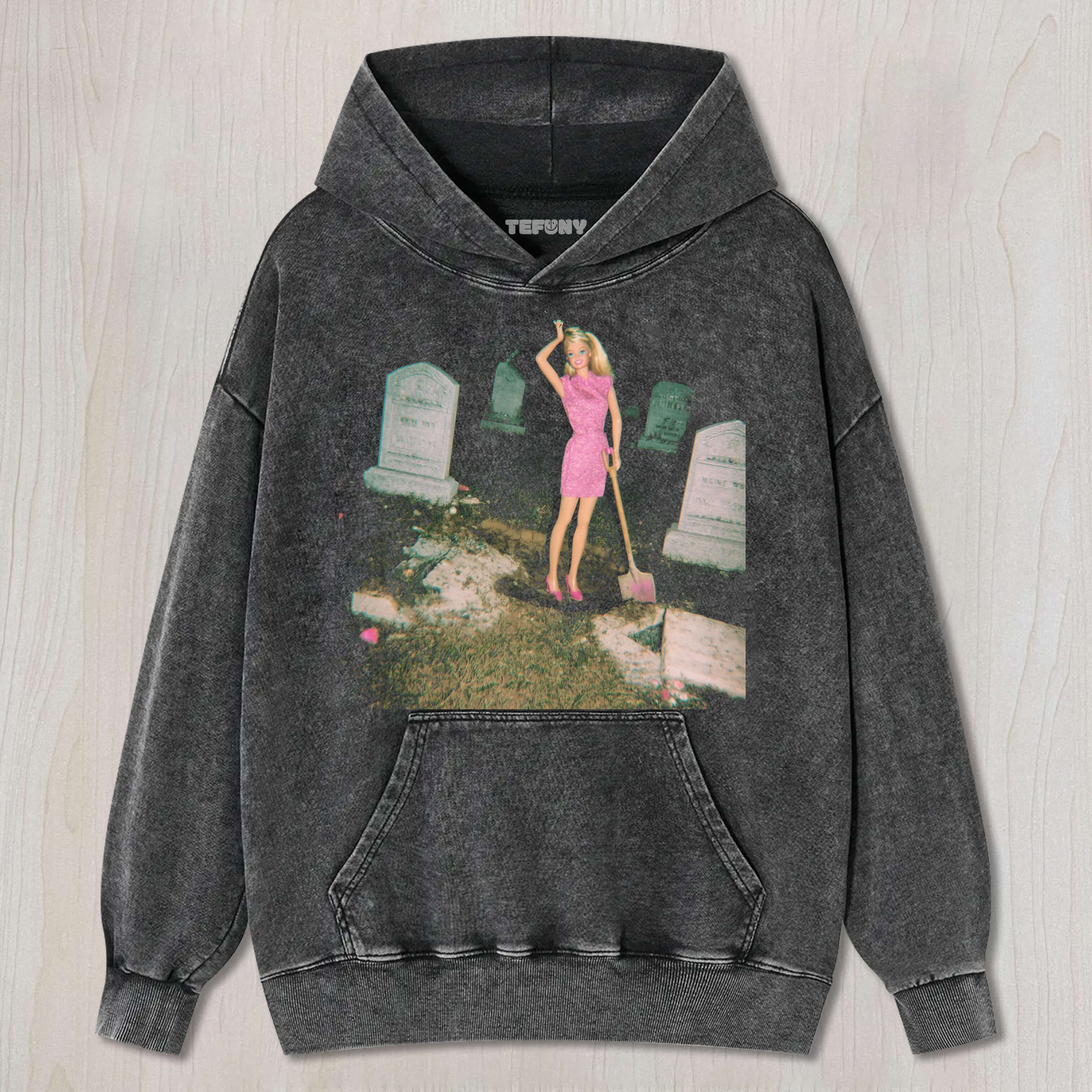 BARBIE RETRO GRAVEYARD TEE & SWEAT & HOOD