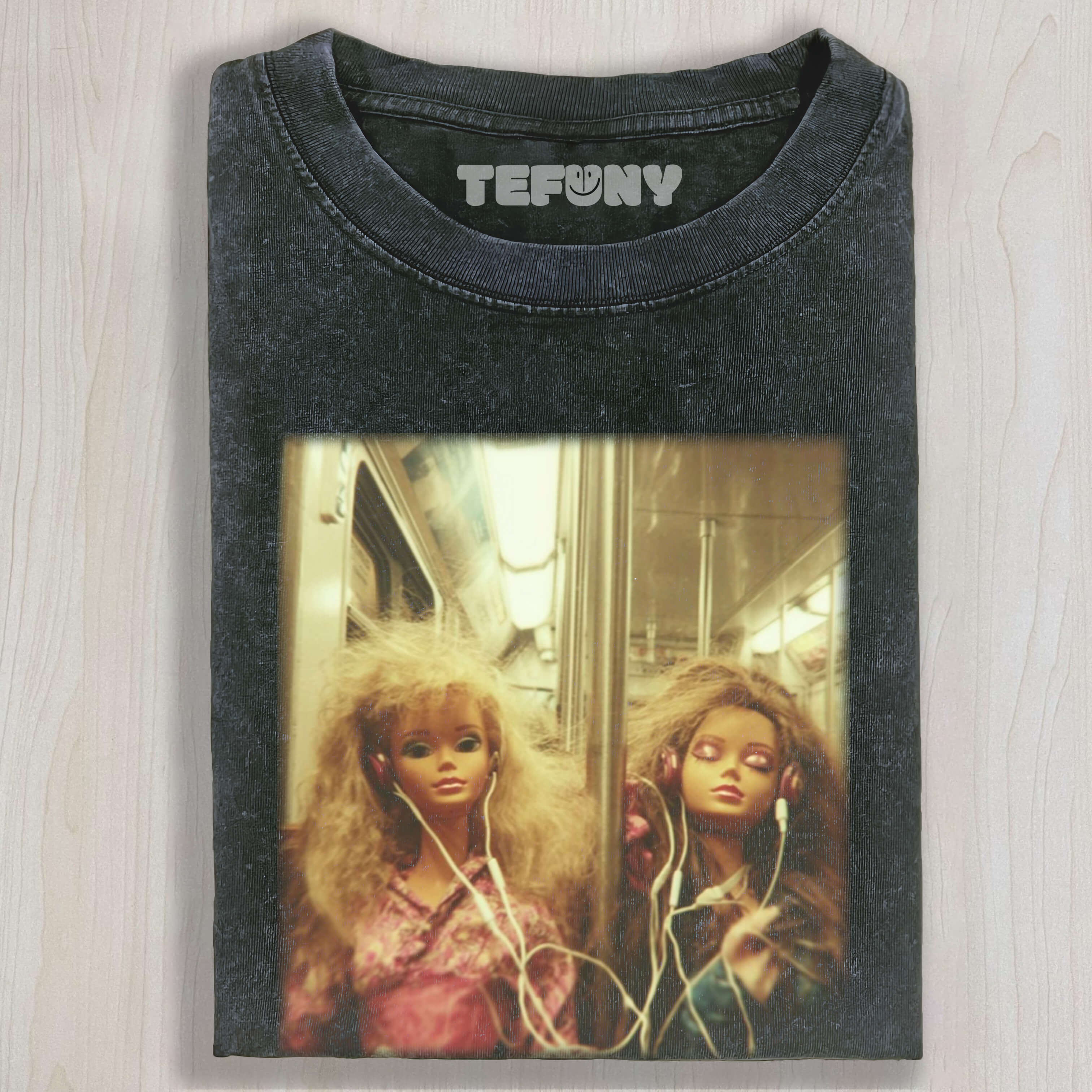 BARBIES ON THE SUBWAY TEE & SWEAT & HOOD