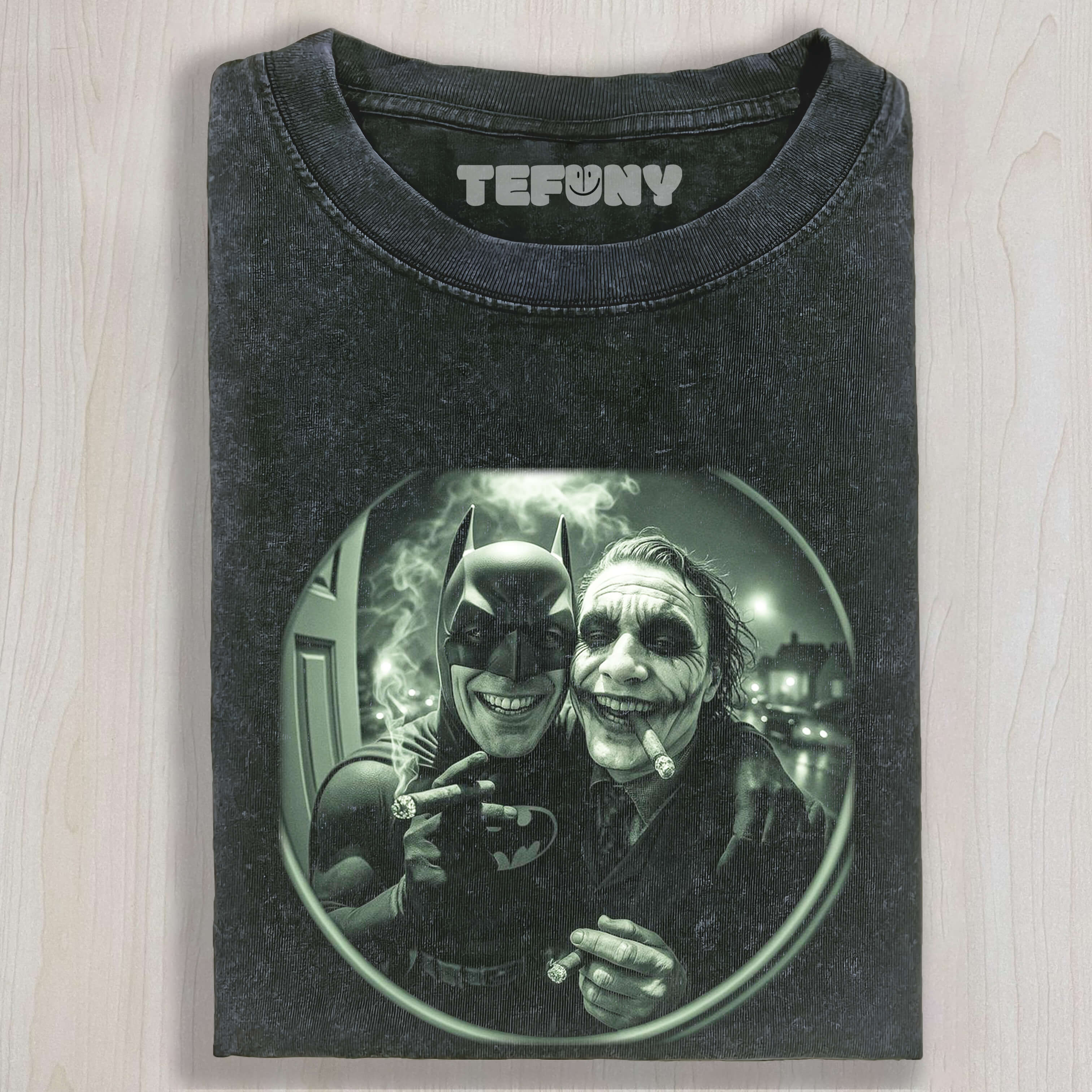 BATMAN AND THE JOKER SMOKING TEE & SWEAT & HOOD