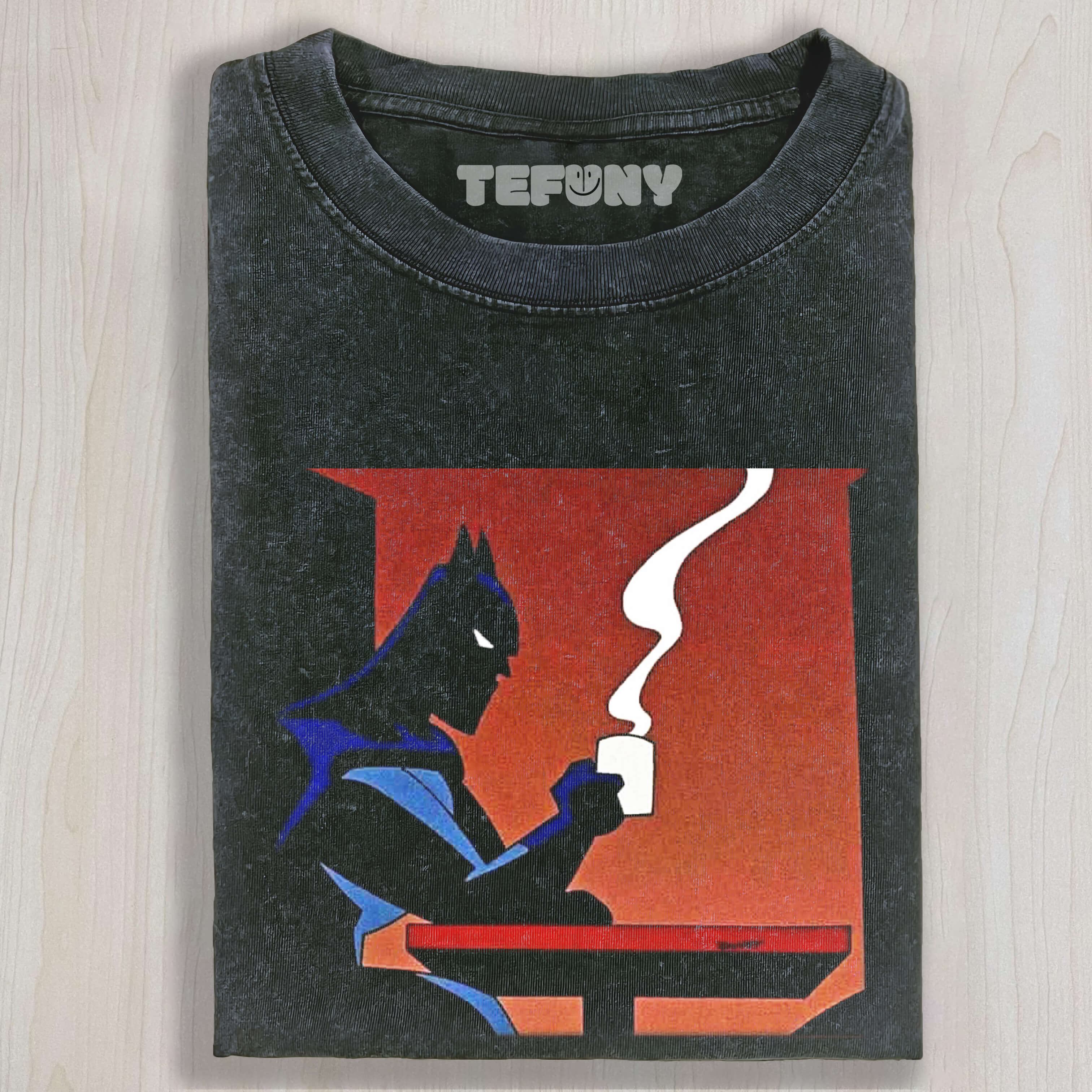 BATMAN DRINKING COFFEE TEE & SWEAT & HOOD