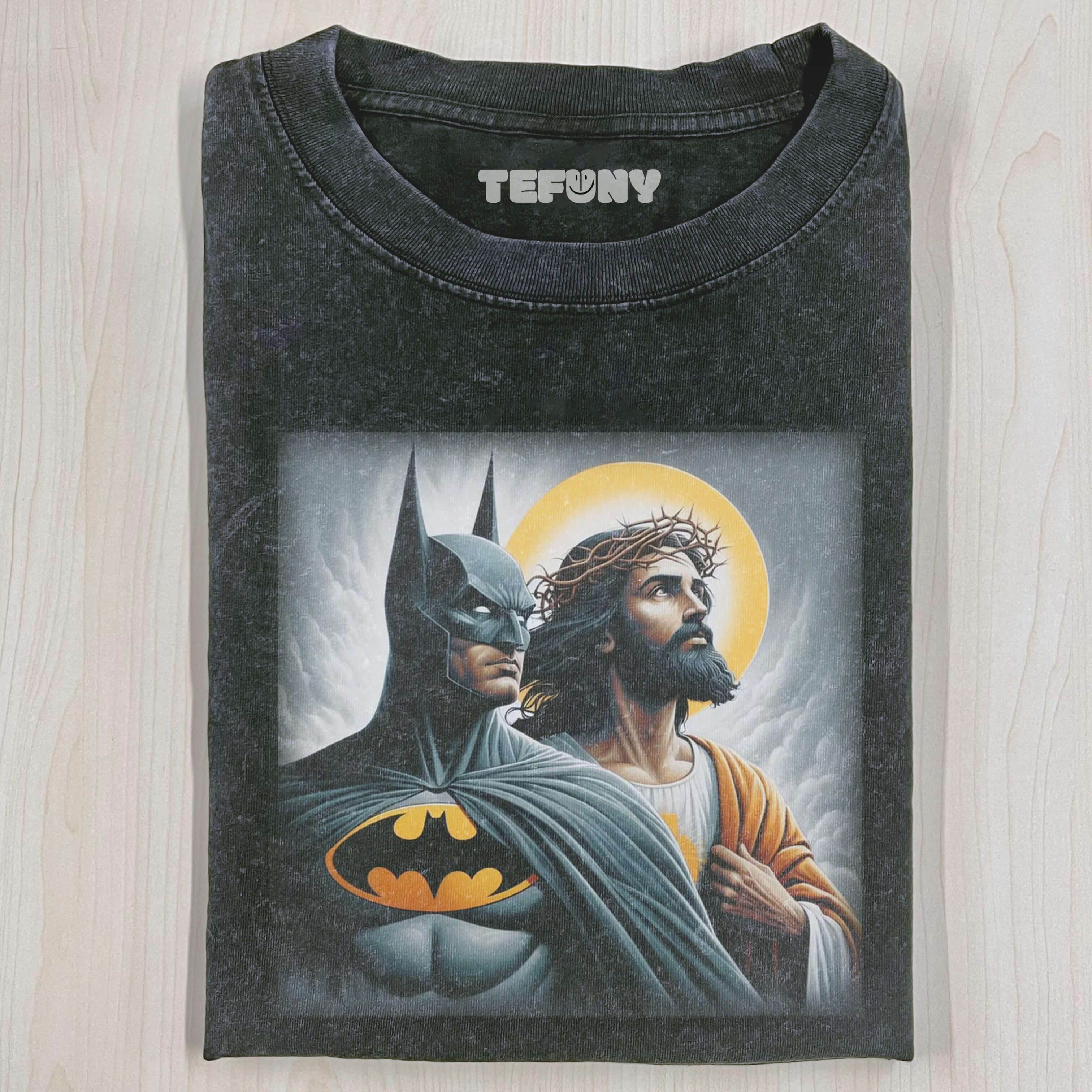 BATMAN & JESUS BE T-SHIRT