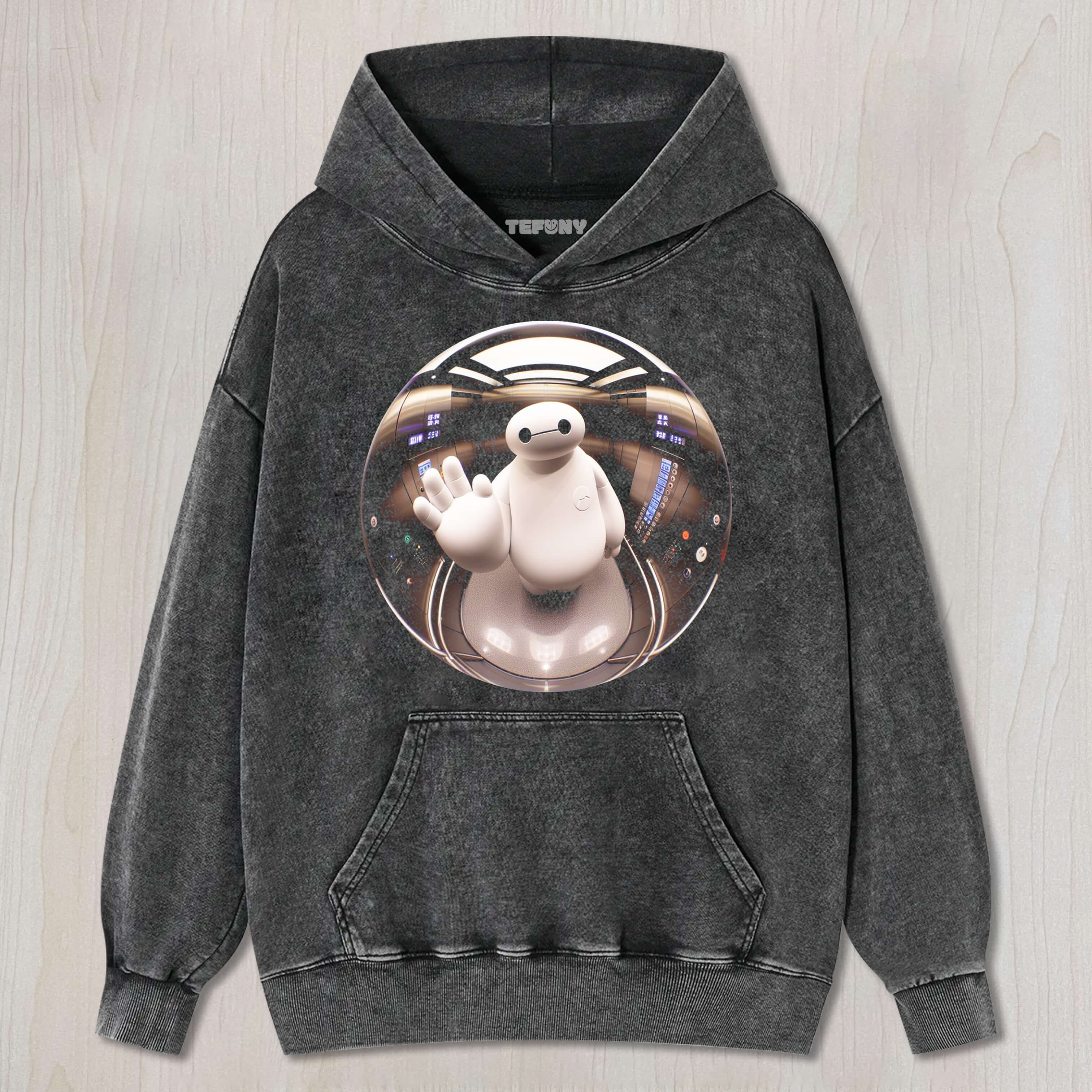 BAYMAX UNDER A FISHEYE LENS T-SHIRT