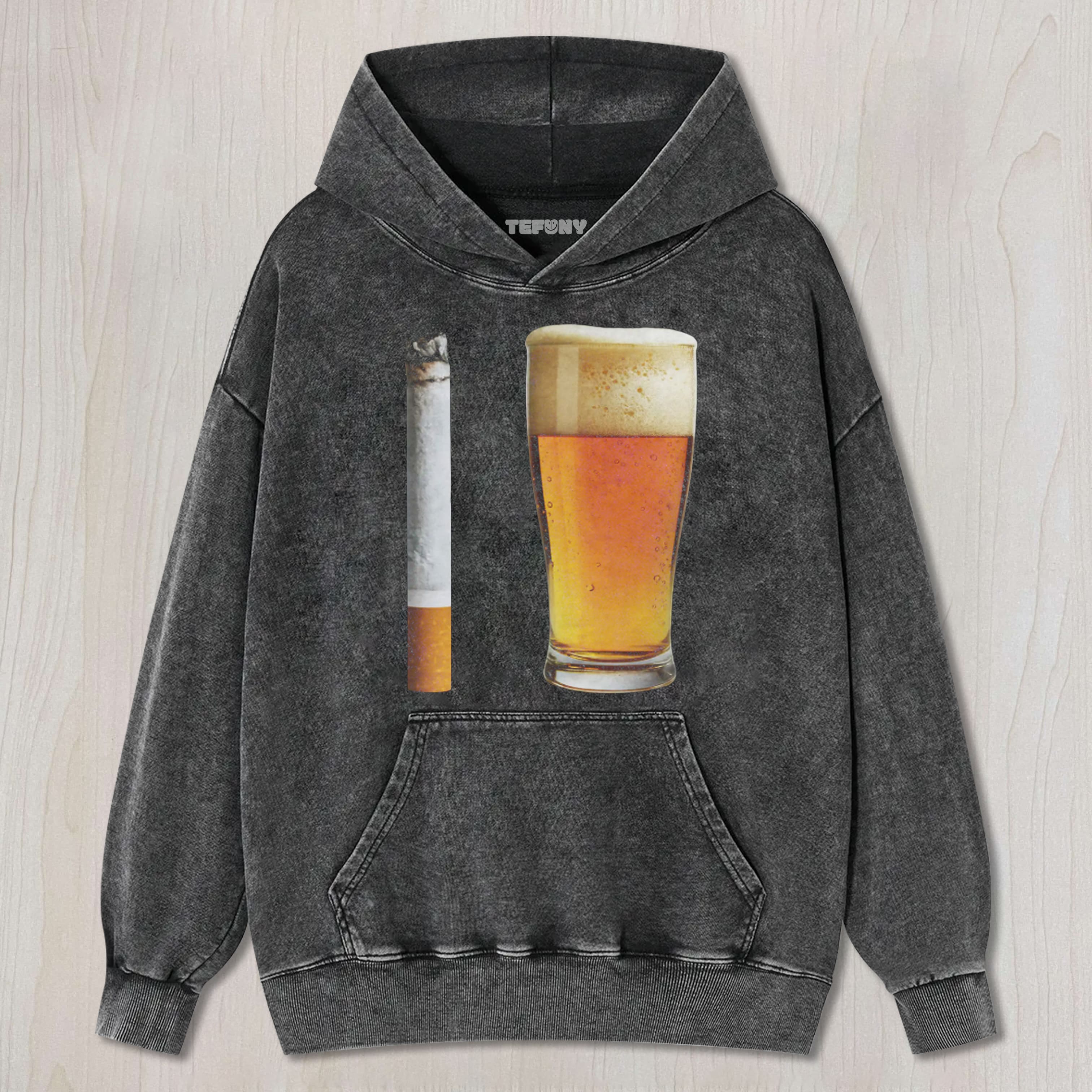 BEER AND CIGARETTE UNISEX TEE, TANK TOP, LAYERED LS, SWEATSHIRT & HOODIE