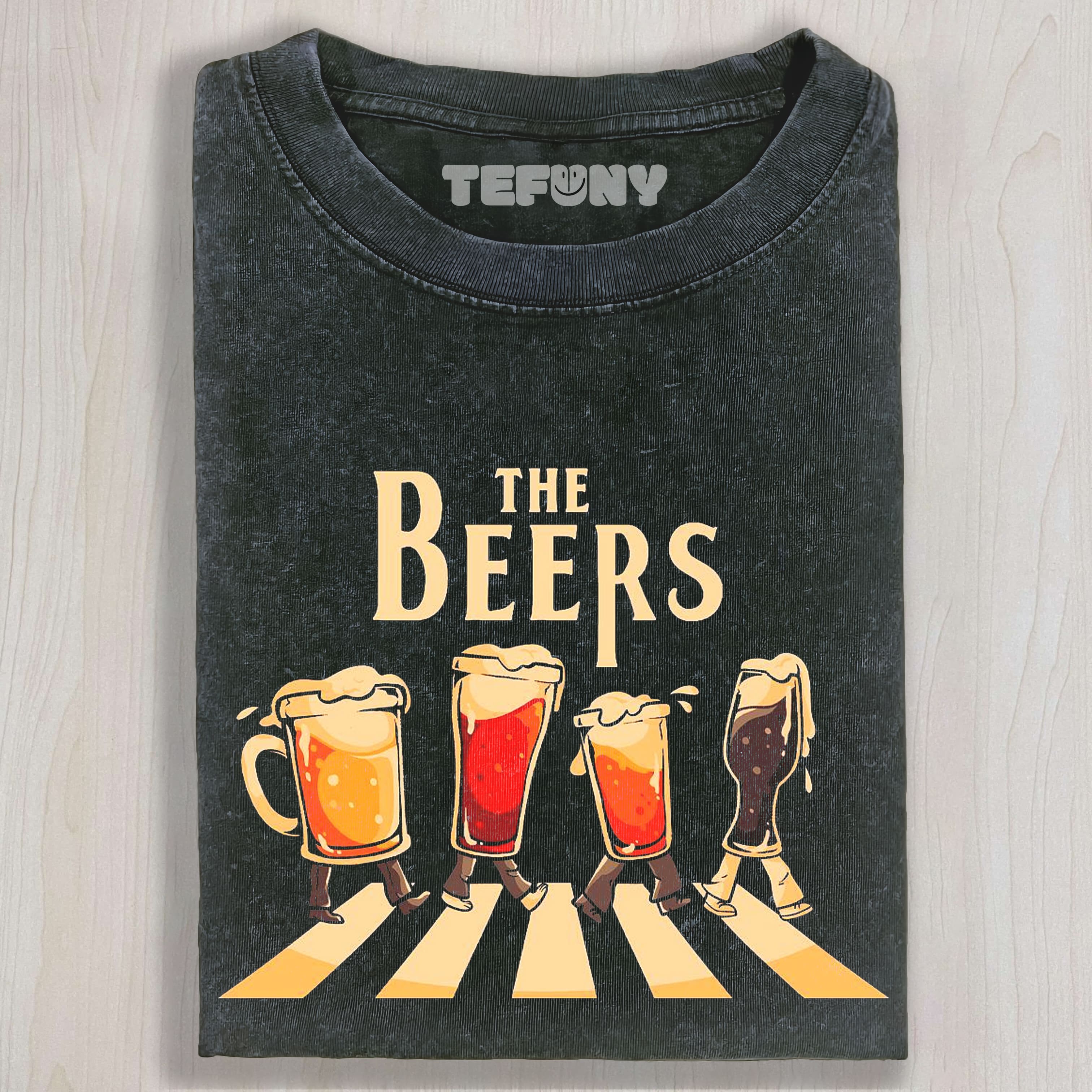 BEER ROAD FUNNY UNISEX TEE, TANK TOP, LAYERED LS, SWEATSHIRT & HOODIE