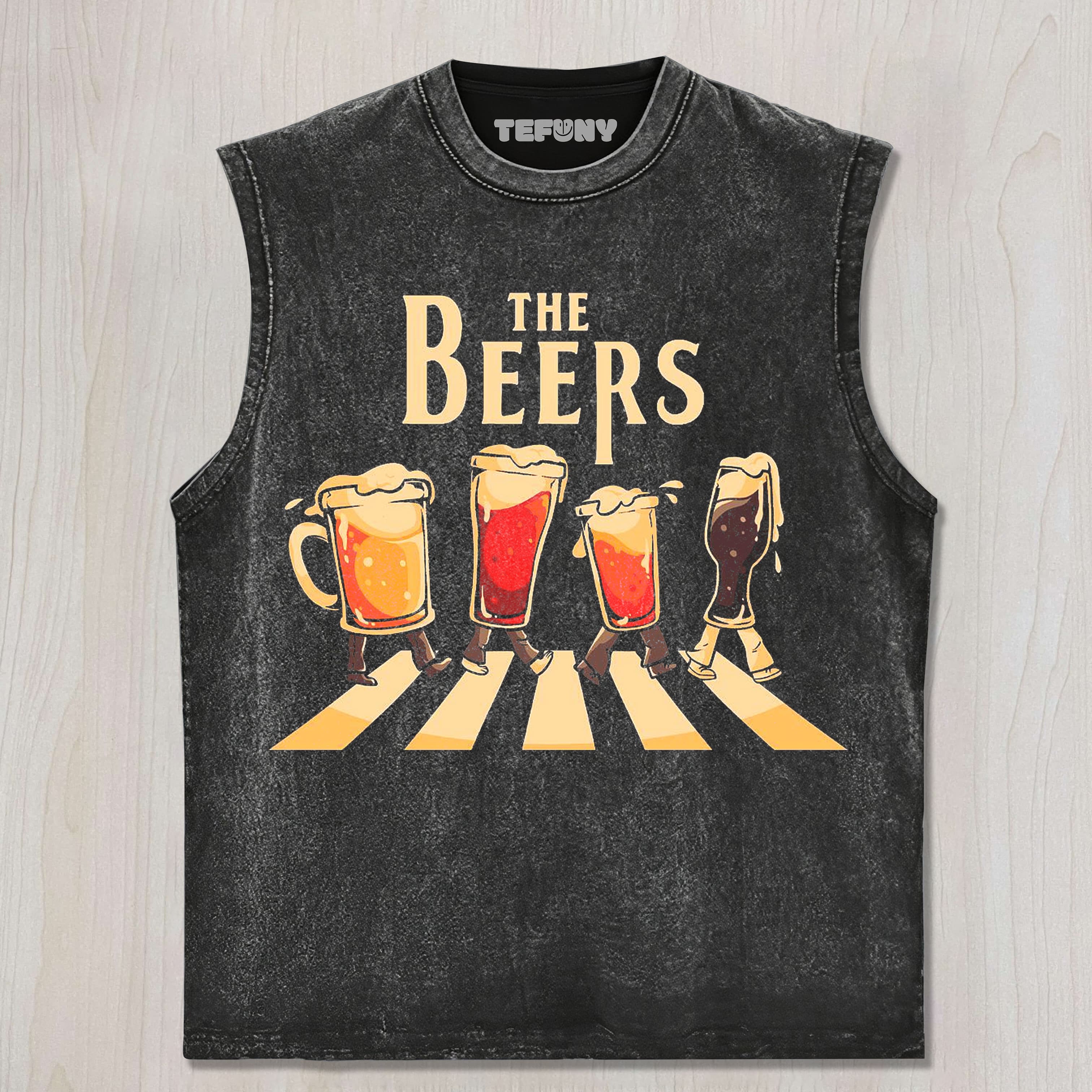 BEER ROAD FUNNY UNISEX TEE, TANK TOP, LAYERED LS, SWEATSHIRT & HOODIE