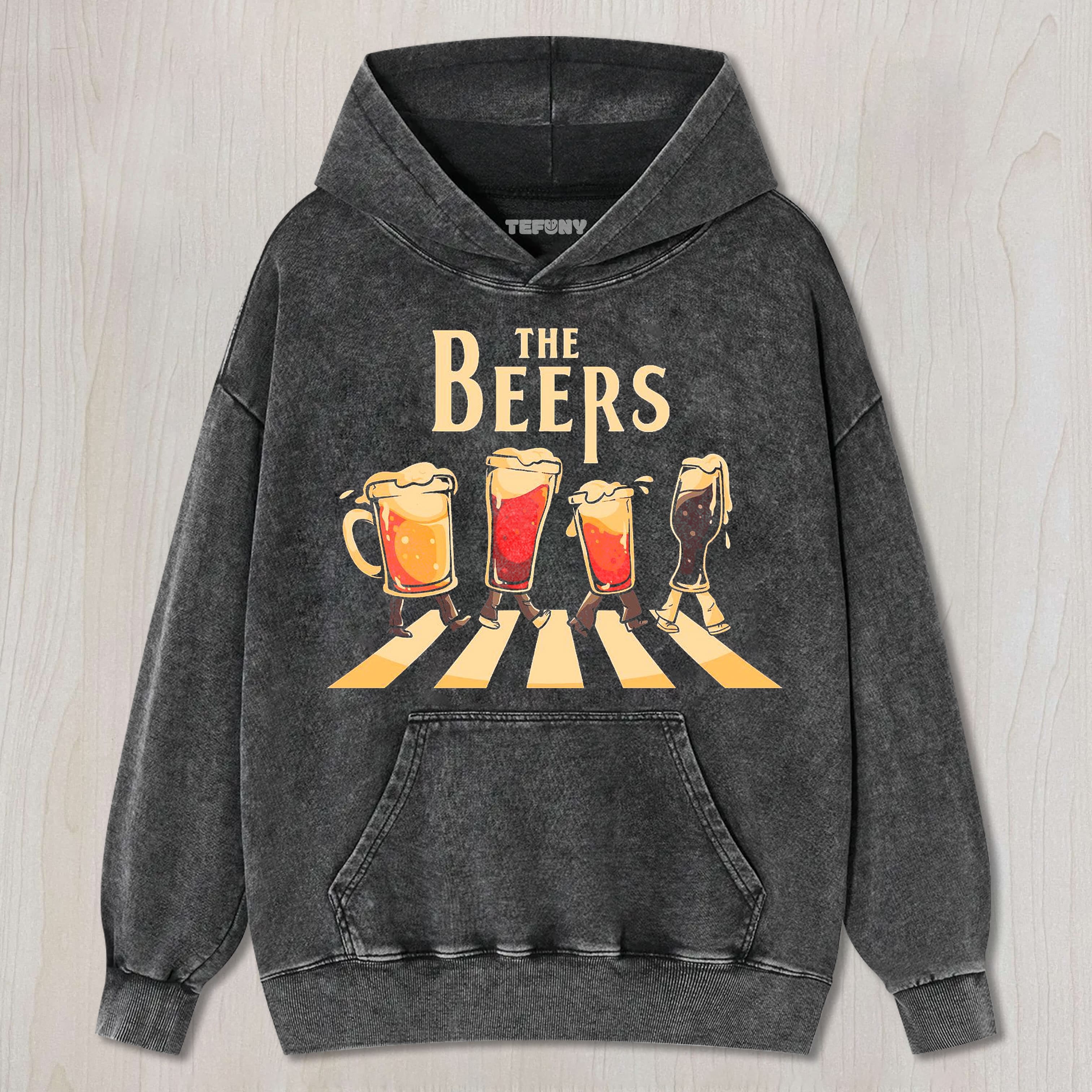 BEER ROAD FUNNY UNISEX TEE, TANK TOP, LAYERED LS, SWEATSHIRT & HOODIE