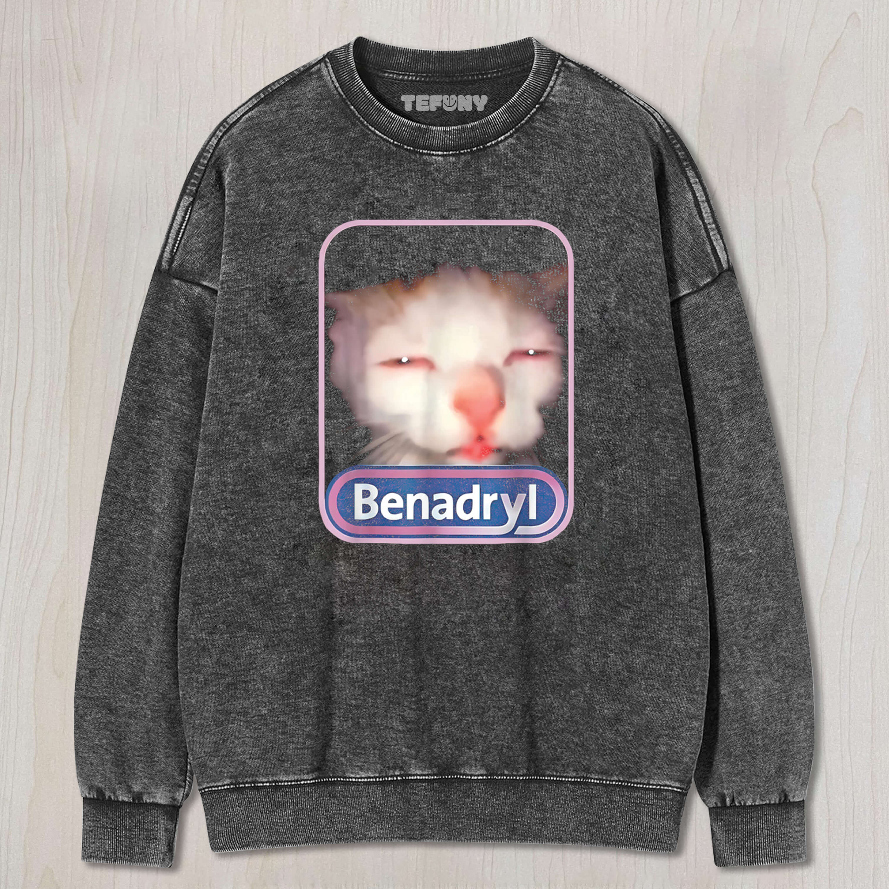 BENADRYL CAT MEME TEE & SWEAT & HOOD