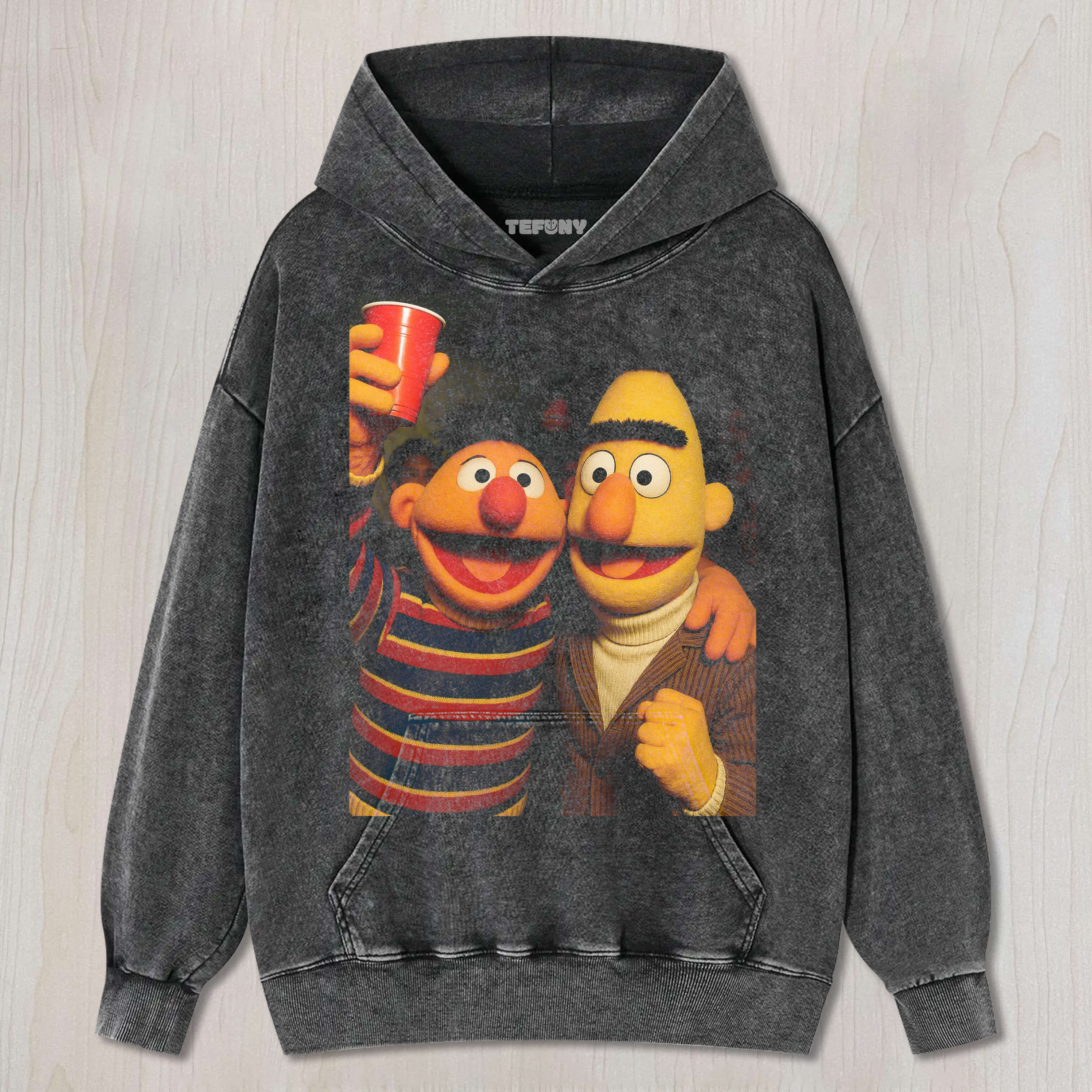 BERT AND ERNIE DRINKING T-SHI RT