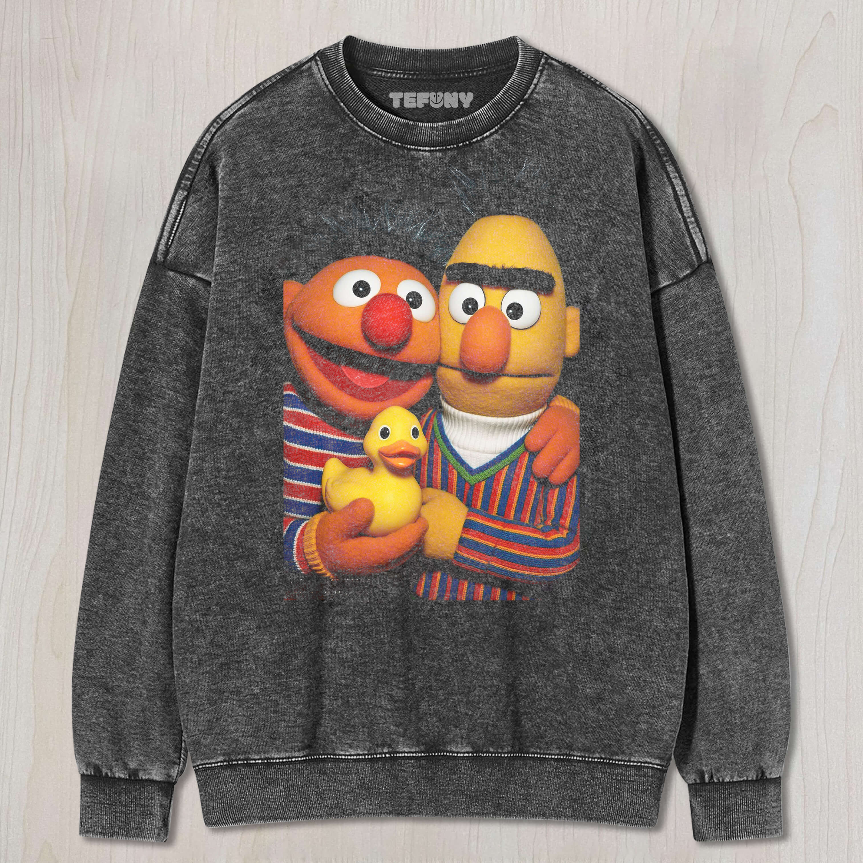 BERT, ERNIE AND THE DUCK TEE & SWEAT & HOOD