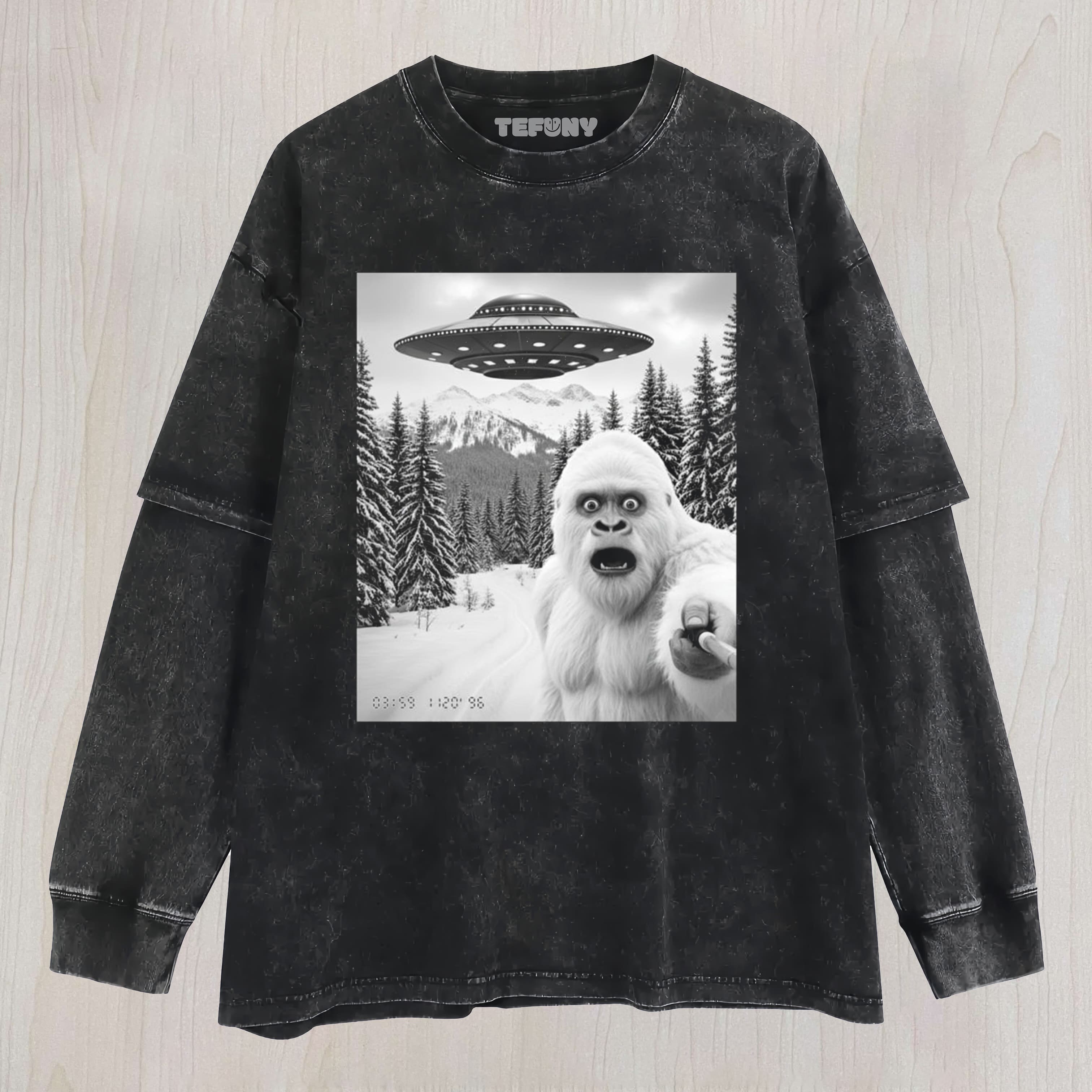 BIGFOOT LAST SELFIE LAYERED LONG SLEEVE