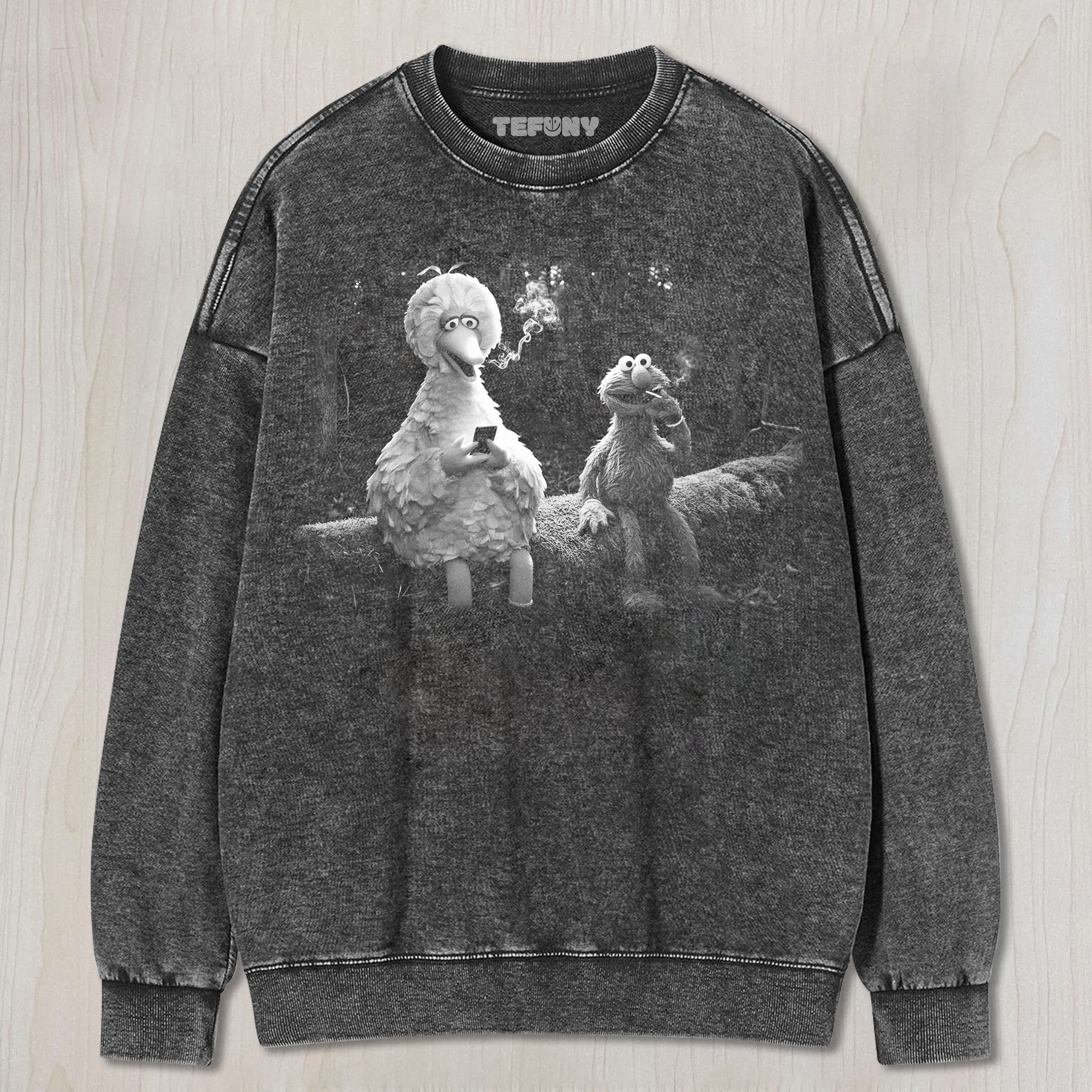 BIG BIRD ELMO MEME TEE & SWEAT & HOOD