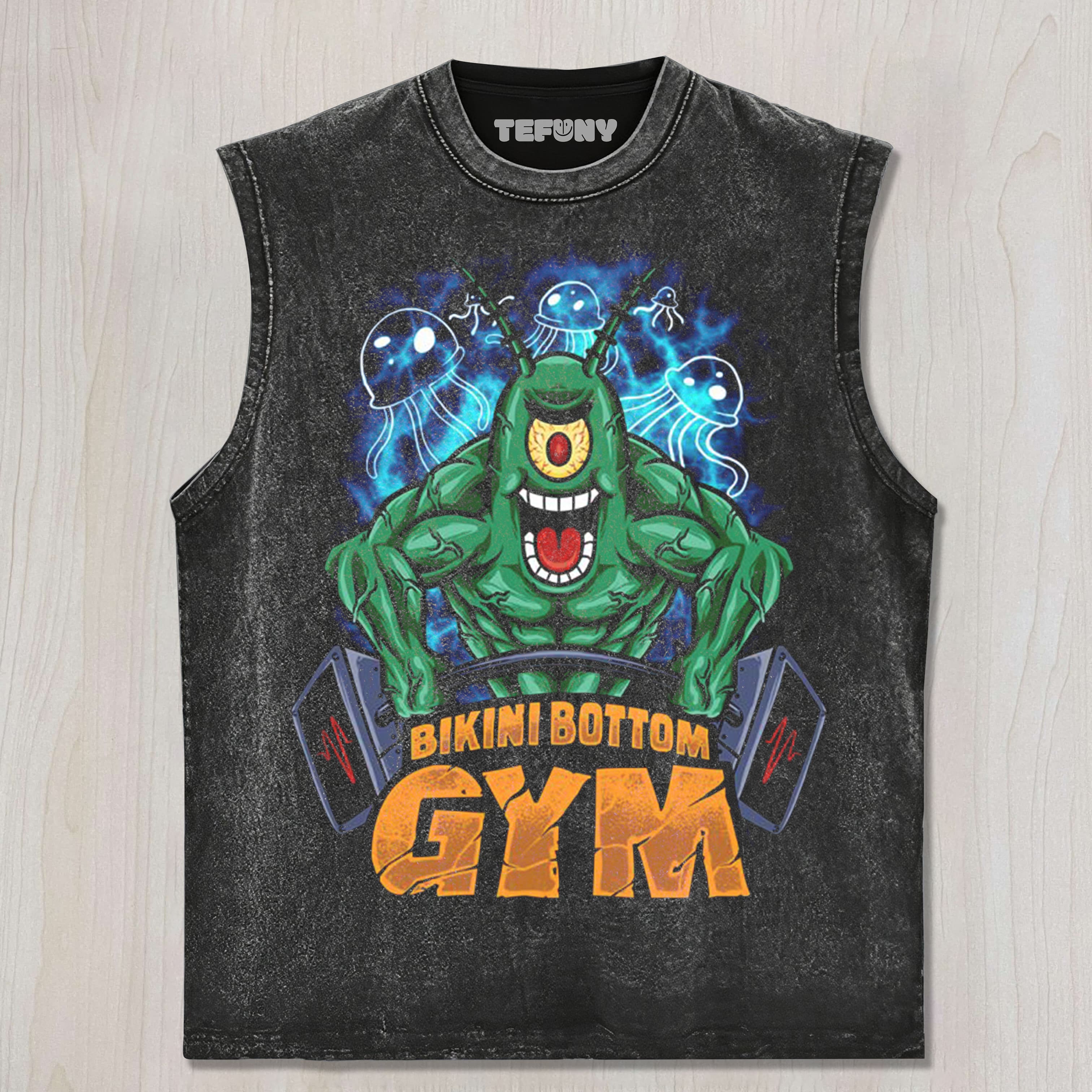 BIKINI BOTTOM GYM V2 UNISEX TEE, TANK TOP, LAYERED LS, SWEATSHIRT & HOODIE
