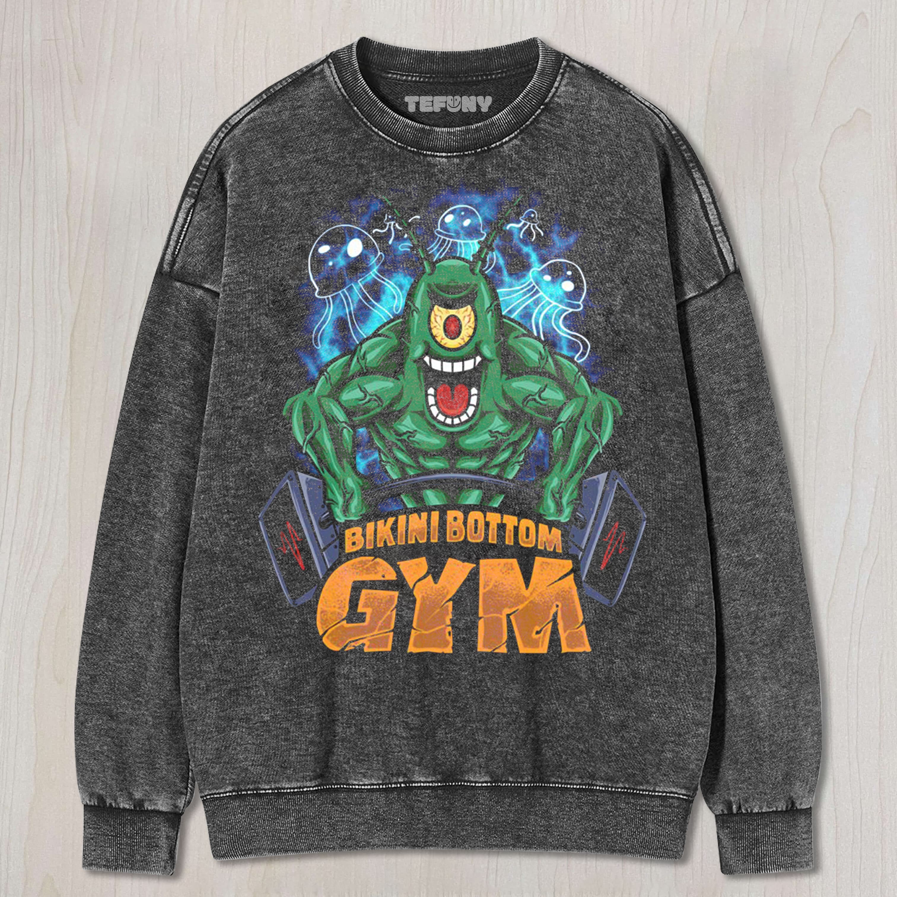 BIKINI BOTTOM GYM V2 UNISEX TEE, TANK TOP, LAYERED LS, SWEATSHIRT & HOODIE