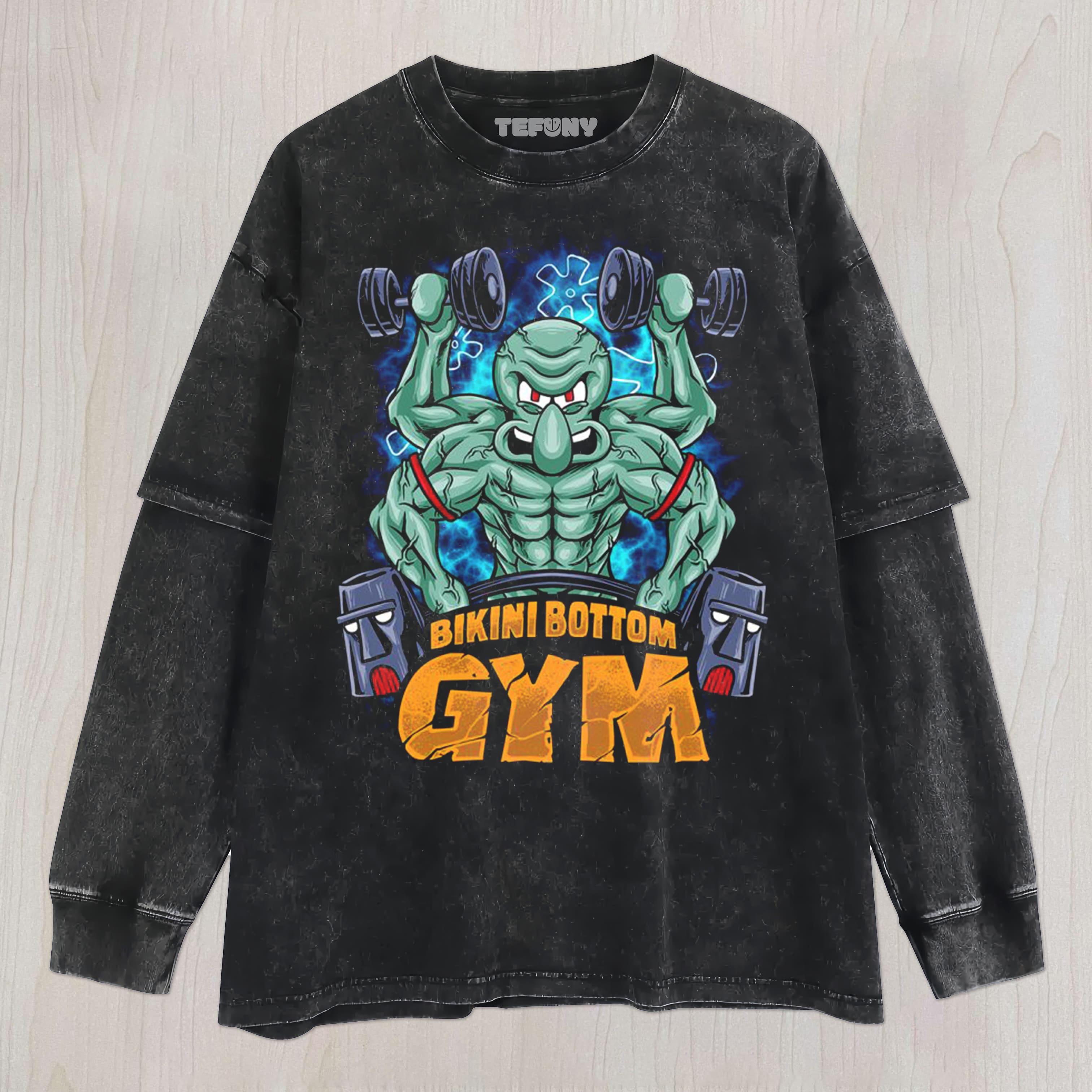 BIKINI BOTTOM GYM V3 UNISEX TEE, TANK TOP, LAYERED LS, SWEATSHIRT & HOODIE