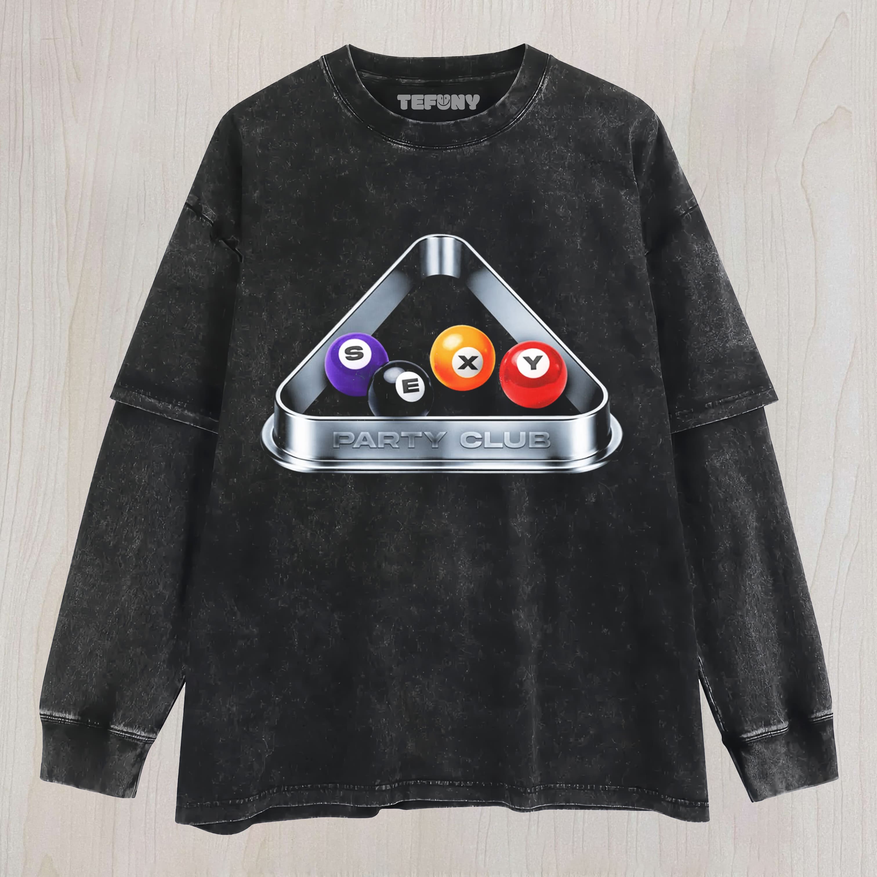 BILLIARDS SEXY LAYERED LONG SLEEVE