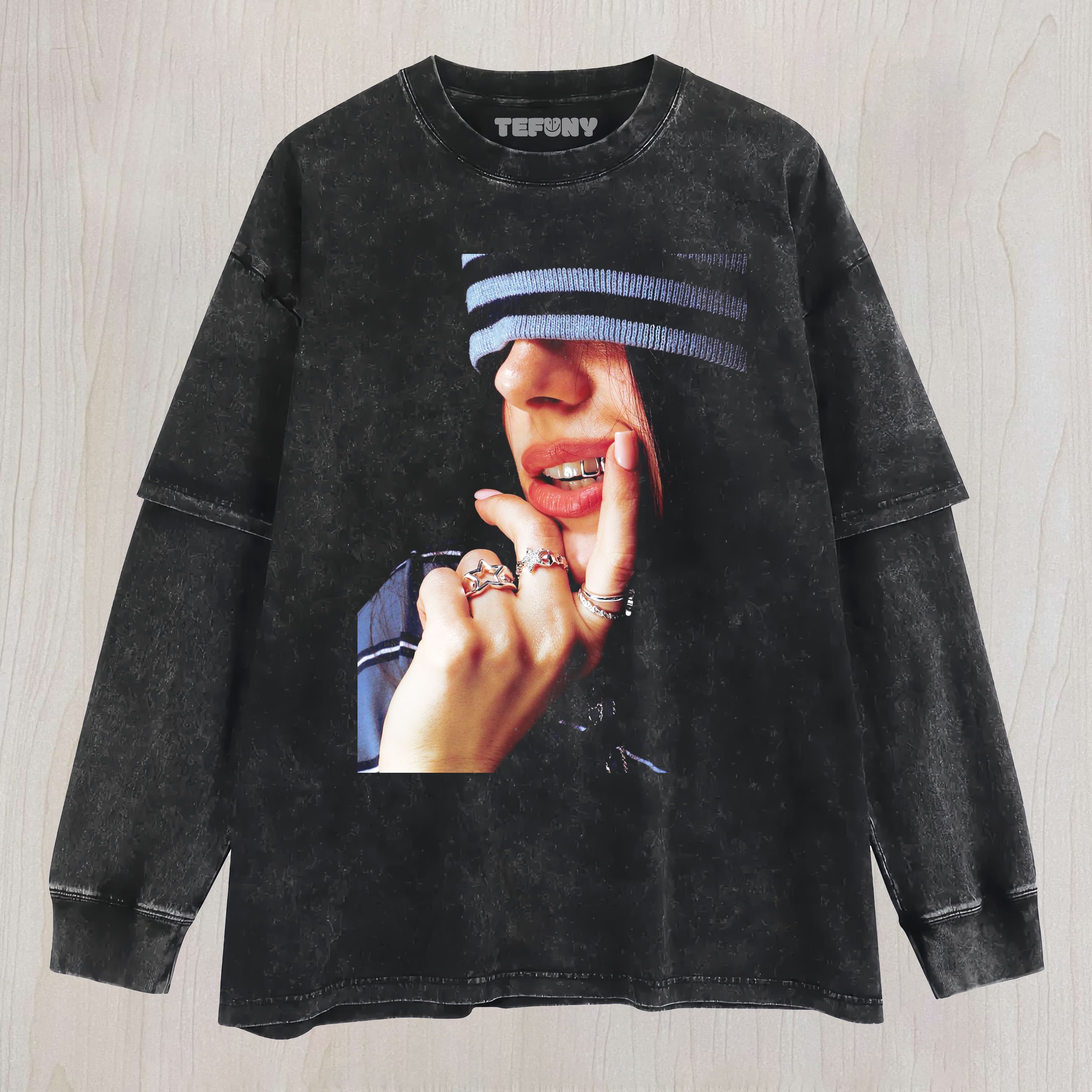 BILLIE EILISH4 SHIRT UNISEX TEE, TANK TOP, LAYERED LS, SWEATSHIRT & HOODIE
