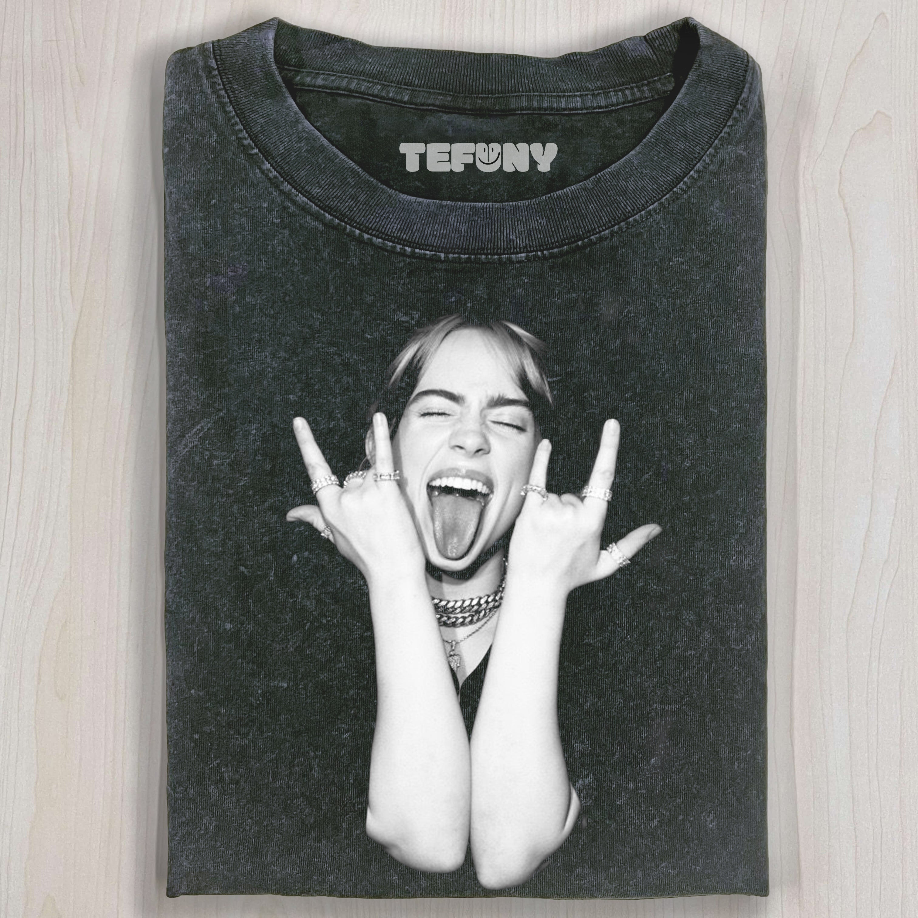 BILLIE EILISH MIDDLE FINGER T-SHIRTS