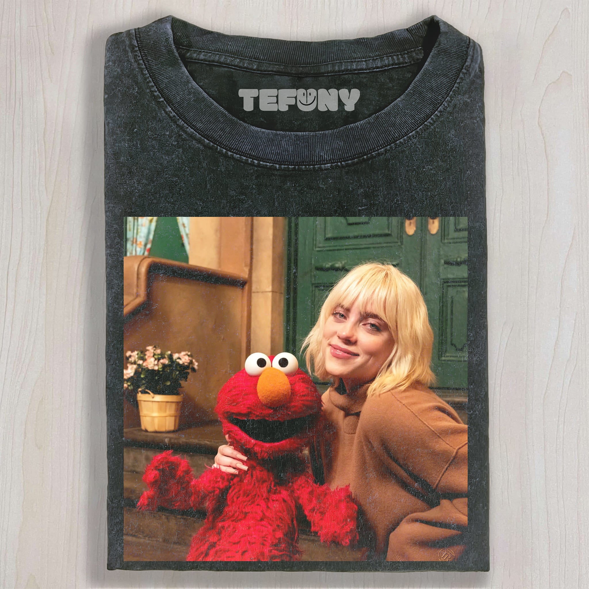BILLIE EILISH & ELMO UNISEX TEE, TANK TOP, LAYERED LS, SWEATSHIRT & HOODIE