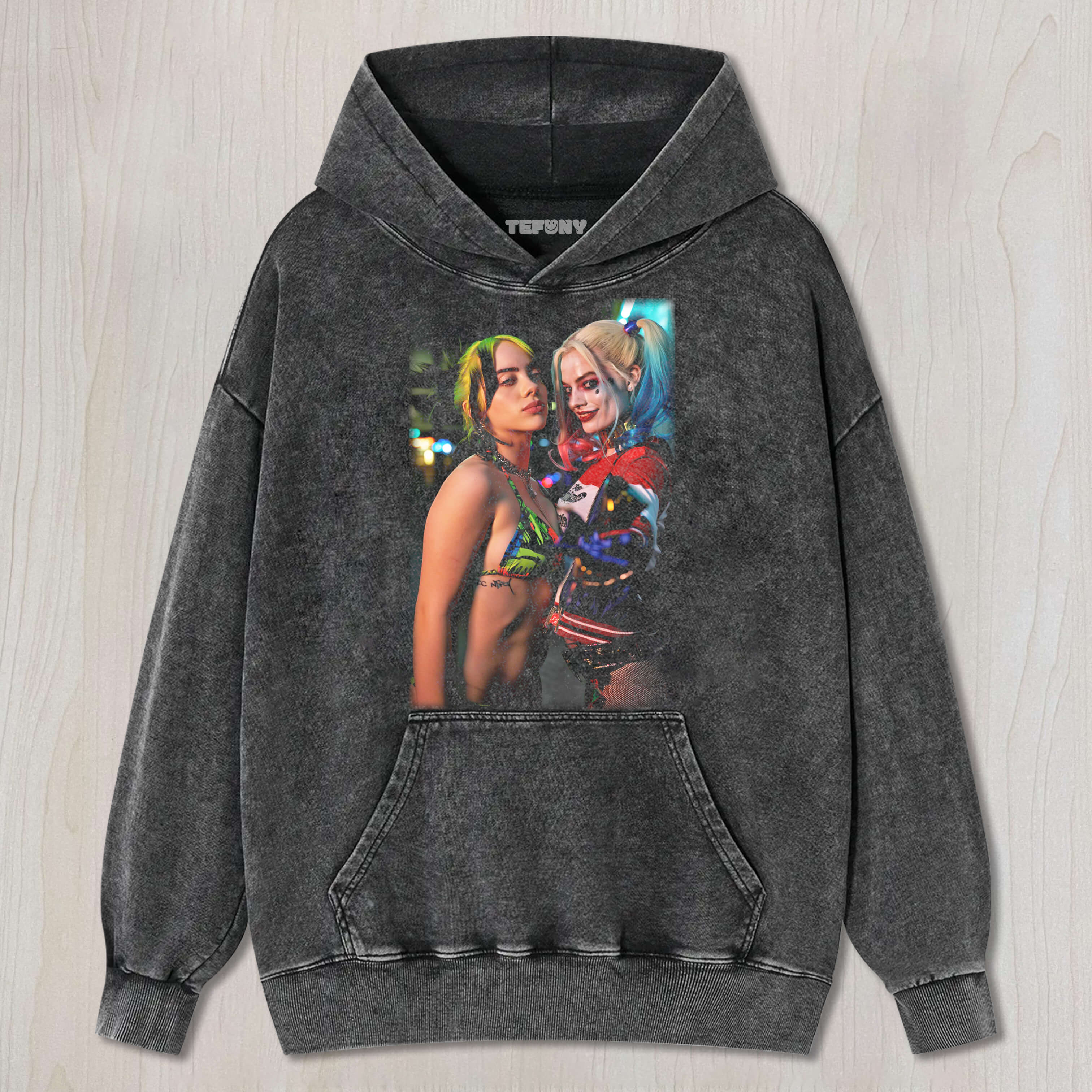 BILLIE EILISH AND HARLEY QUINN T-SHIRT