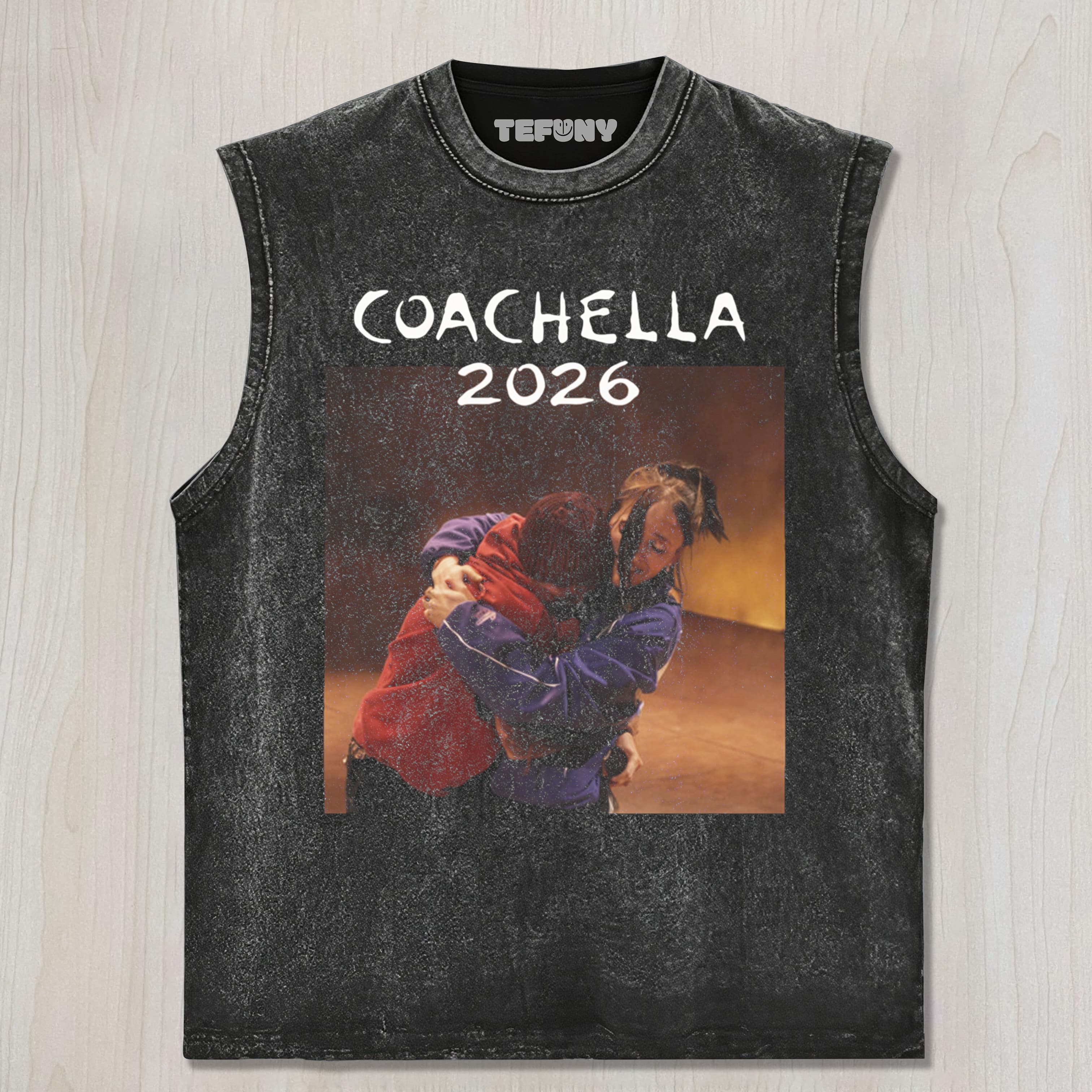 BILLIE EILISH JUSTIN BIEBER COACHELLA UNISEX TEE, TANK TOP, LAYERED LS, SWEATSHIRT & HOODIE