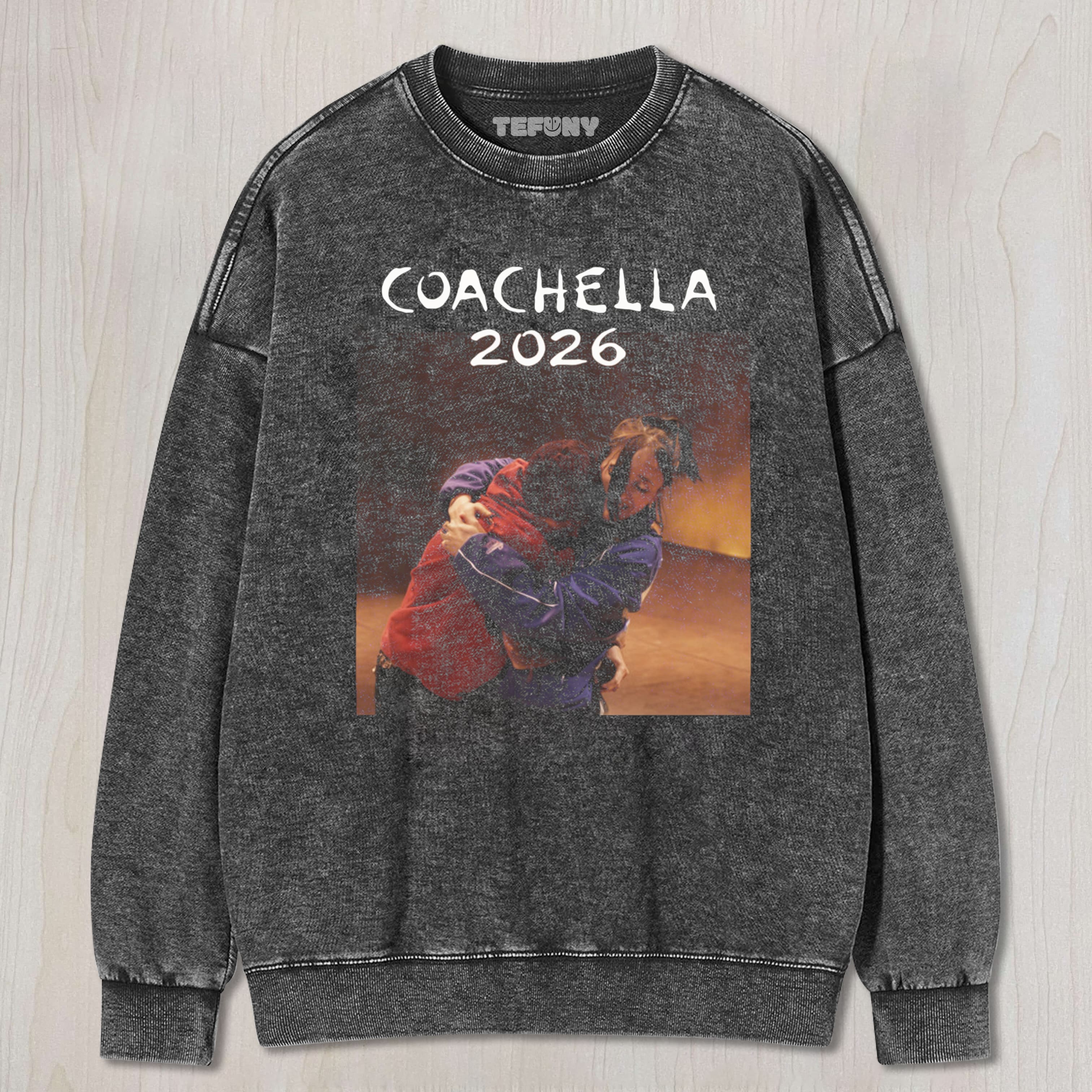 BILLIE EILISH JUSTIN BIEBER COACHELLA UNISEX TEE, TANK TOP, LAYERED LS, SWEATSHIRT & HOODIE