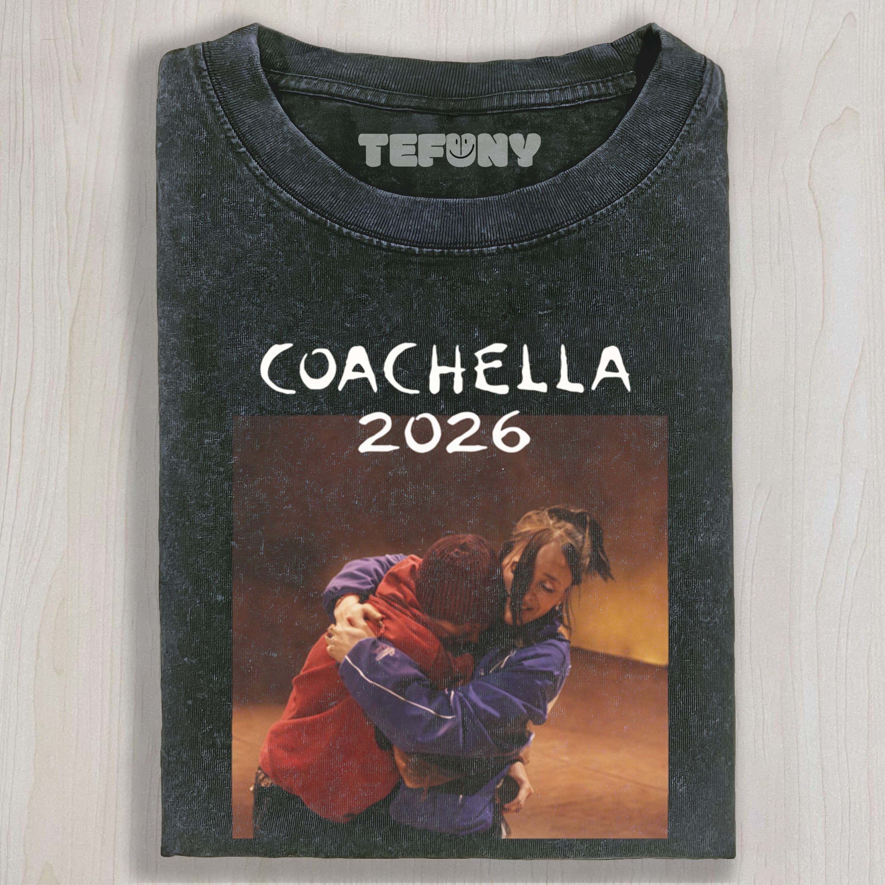 BILLIE EILISH JUSTIN BIEBER COACHELLA UNISEX TEE, TANK TOP, LAYERED LS, SWEATSHIRT & HOODIE