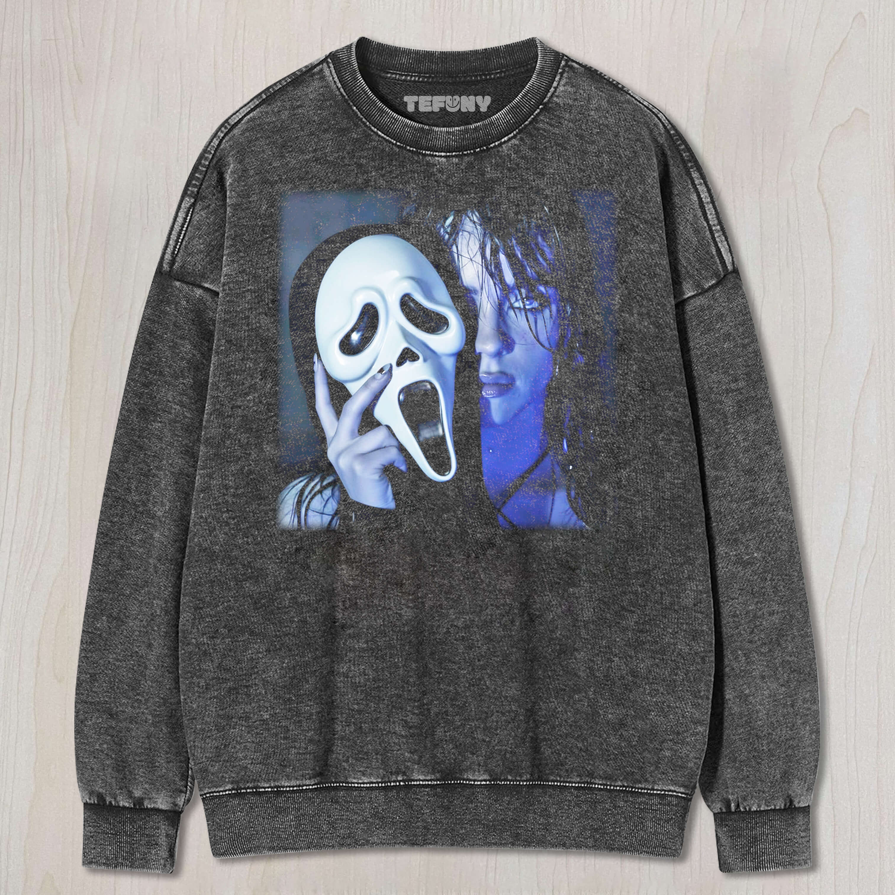 BILLIE ELISH HOLDING A GHOST MASK TEE & SWEAT & HOOD