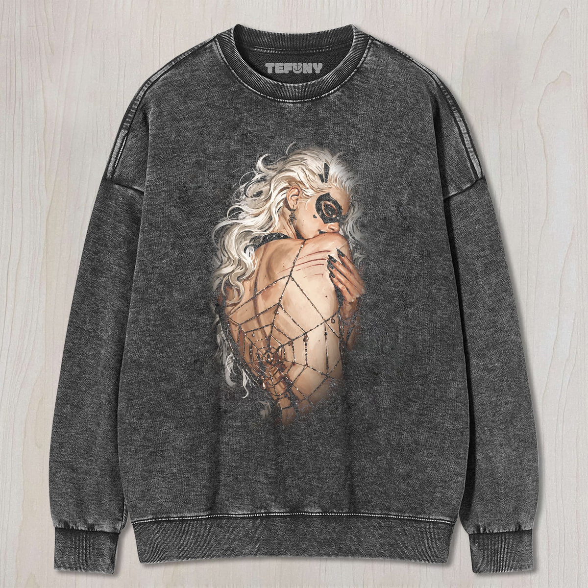 SEXY WOMAN TRAPPED IN A NET UNISEX TEE, TANK TOP, LAYERED LS, SWEATSHIRT & HOODIE