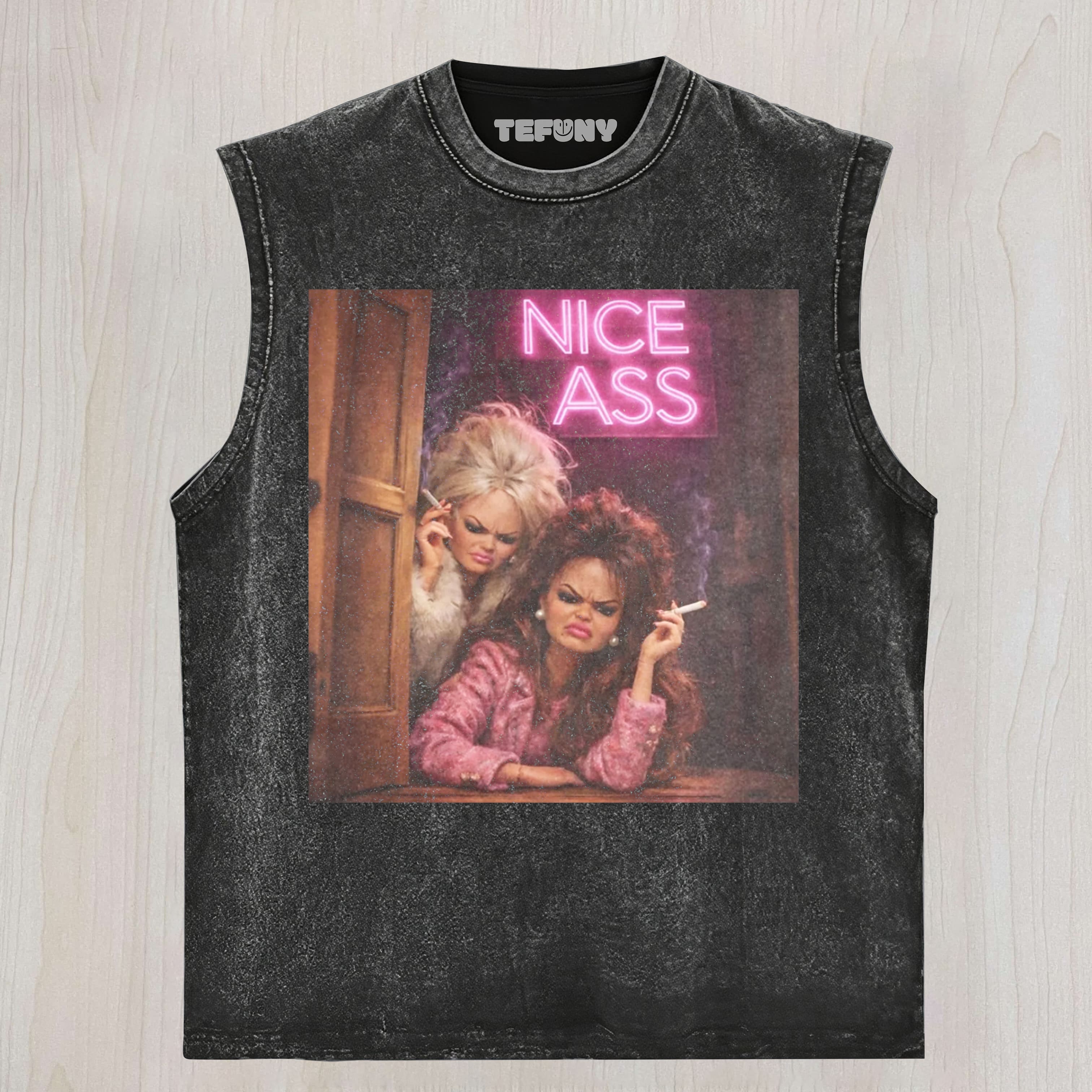 BLACK DOLL GIRL FACE MEME1 UNISEX TEE, TANK TOP, LAYERED LS, SWEATSHIRT & HOODIE