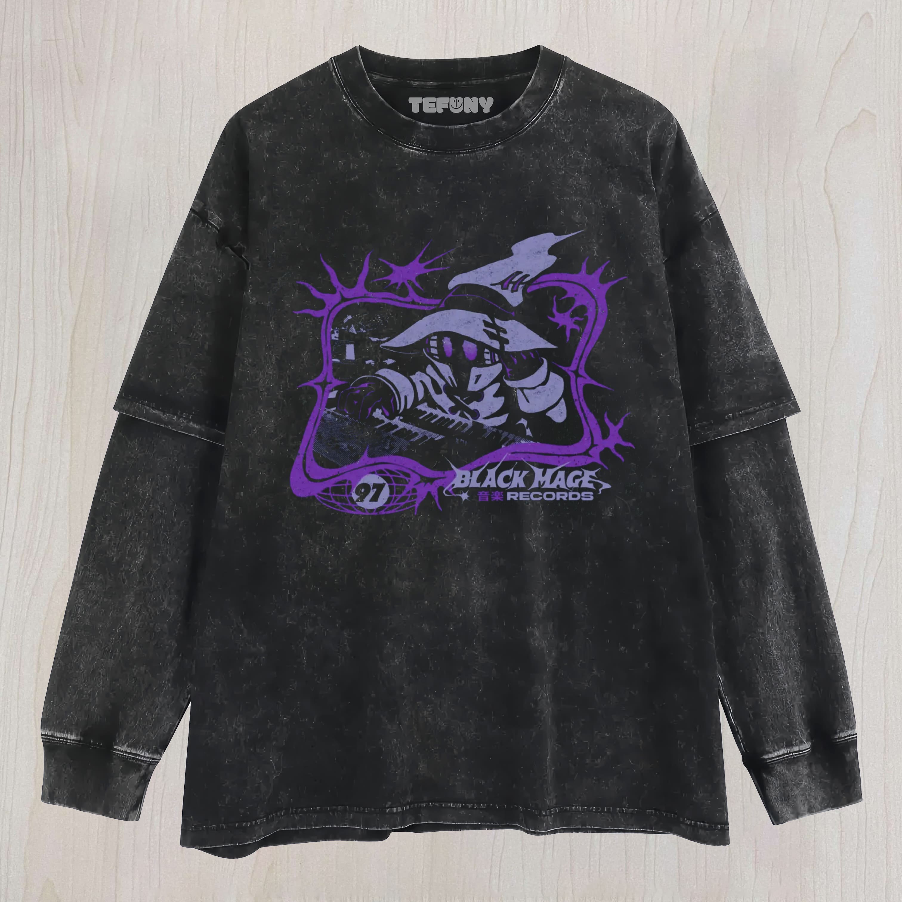 BLACK MAGE RECORDS UNISEX TEE, TANK TOP, LAYERED LS, SWEATSHIRT & HOODIE