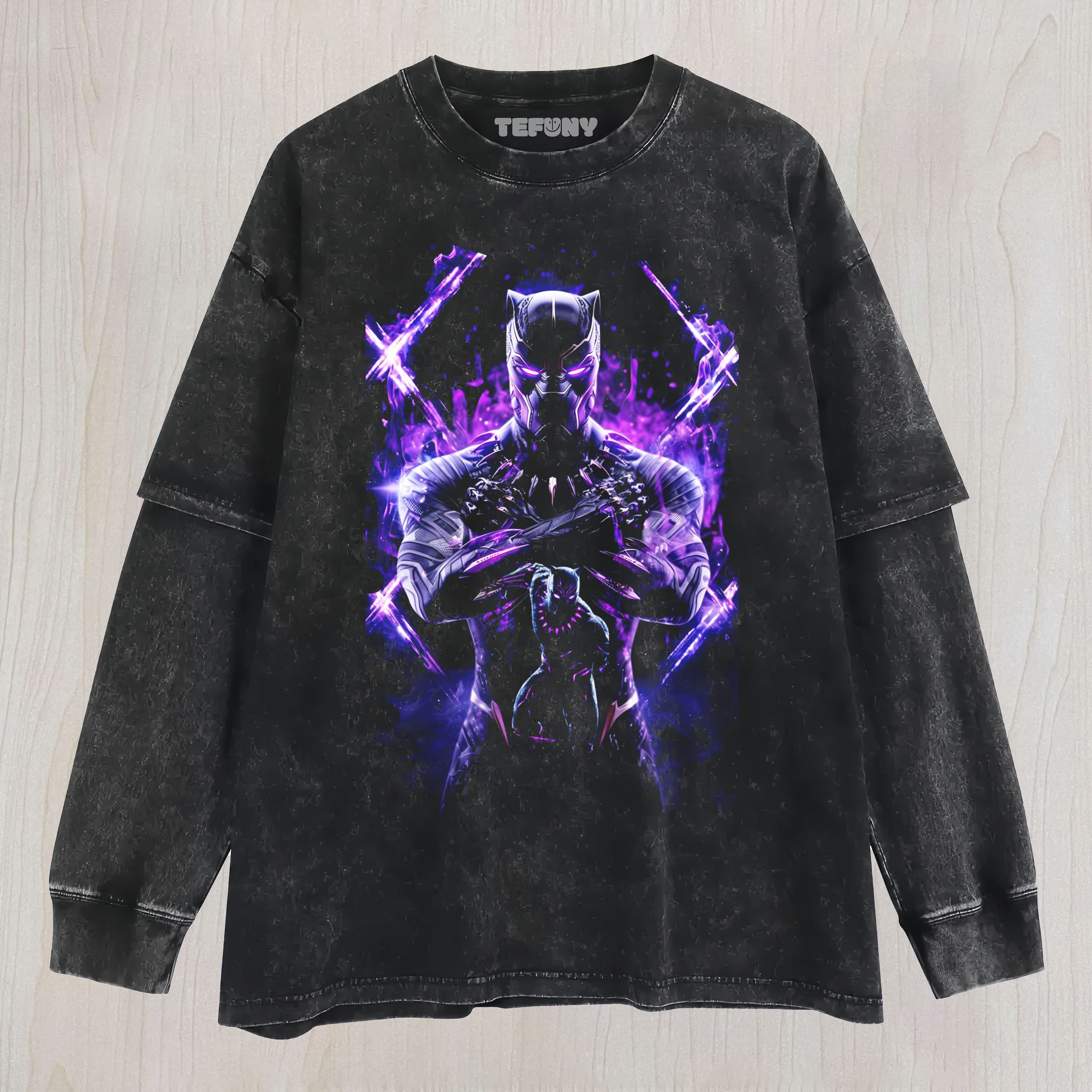 BLACK PANTHER1 UNISEX TEE, TANK TOP, LAYERED LS, SWEATSHIRT & HOODIE