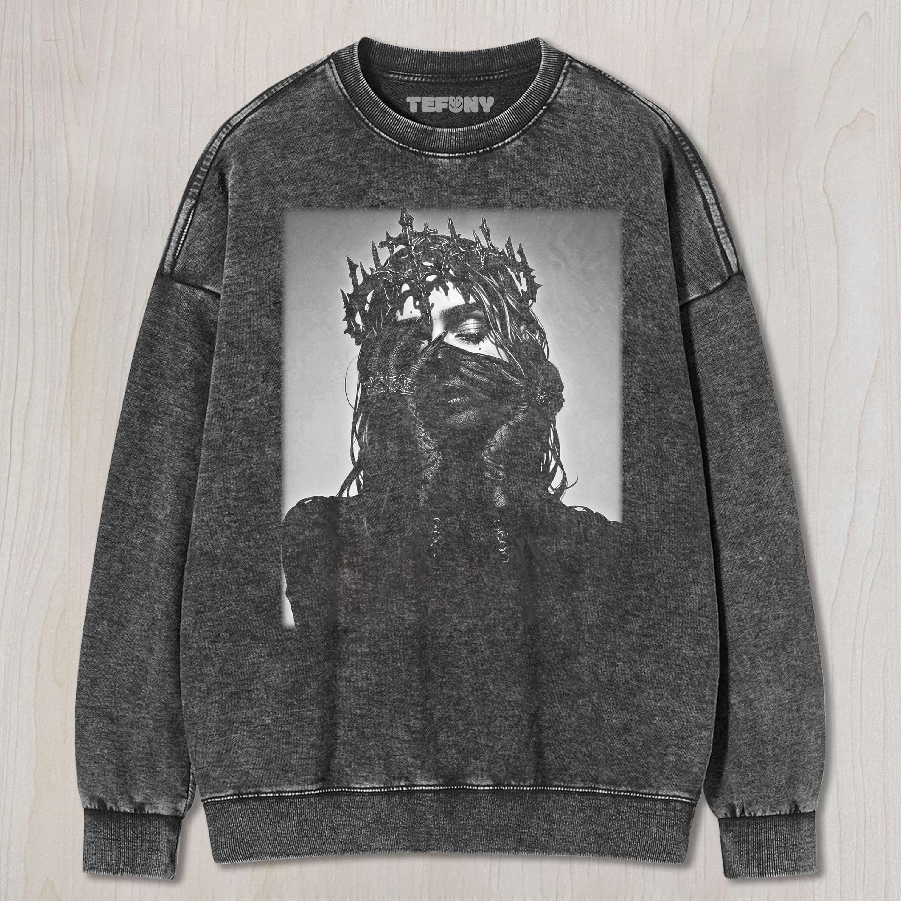 BLACK CROWN WOMAN T-SHIRT