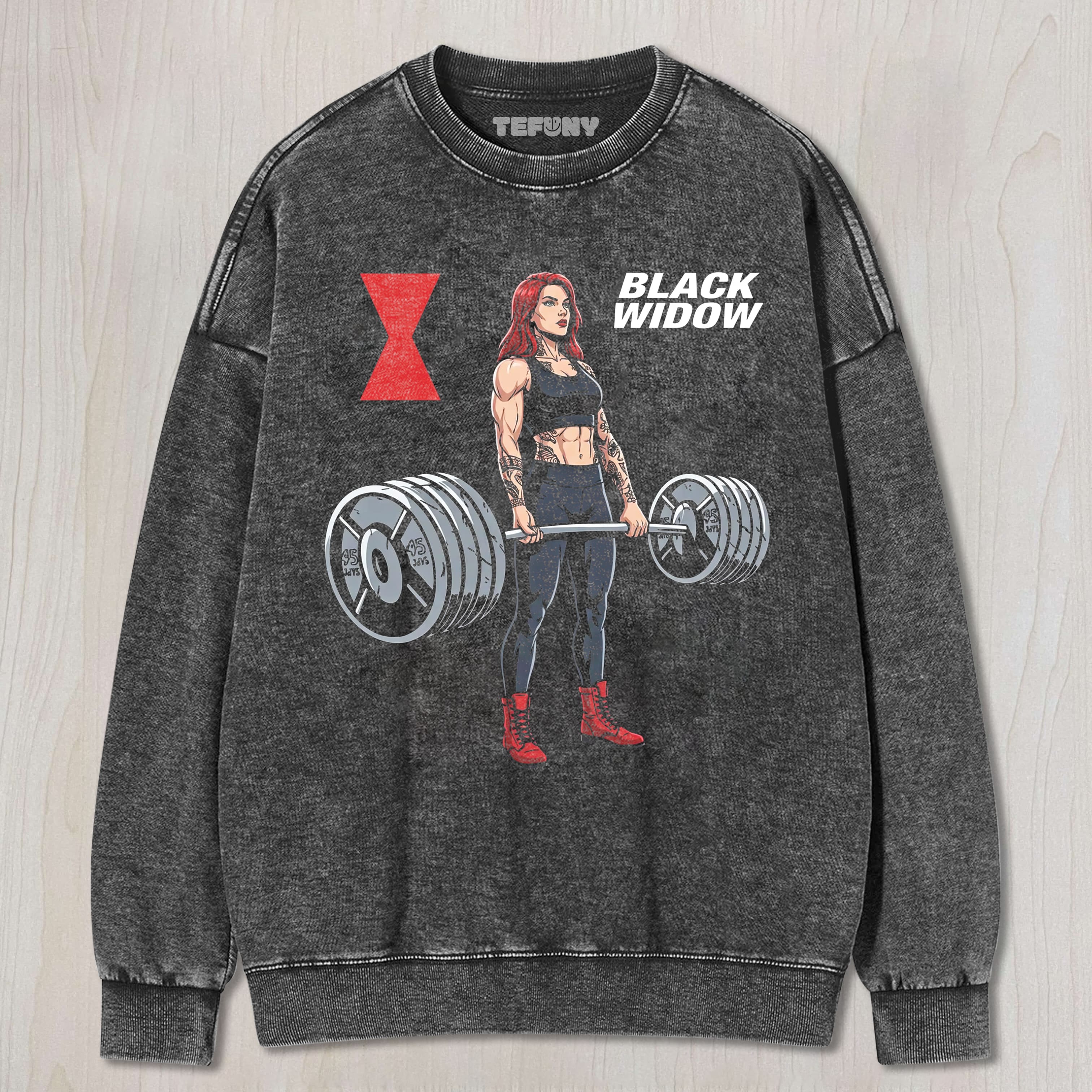 BLACK WIDOW GYM(MV) TEE & SWEAT & HOOD