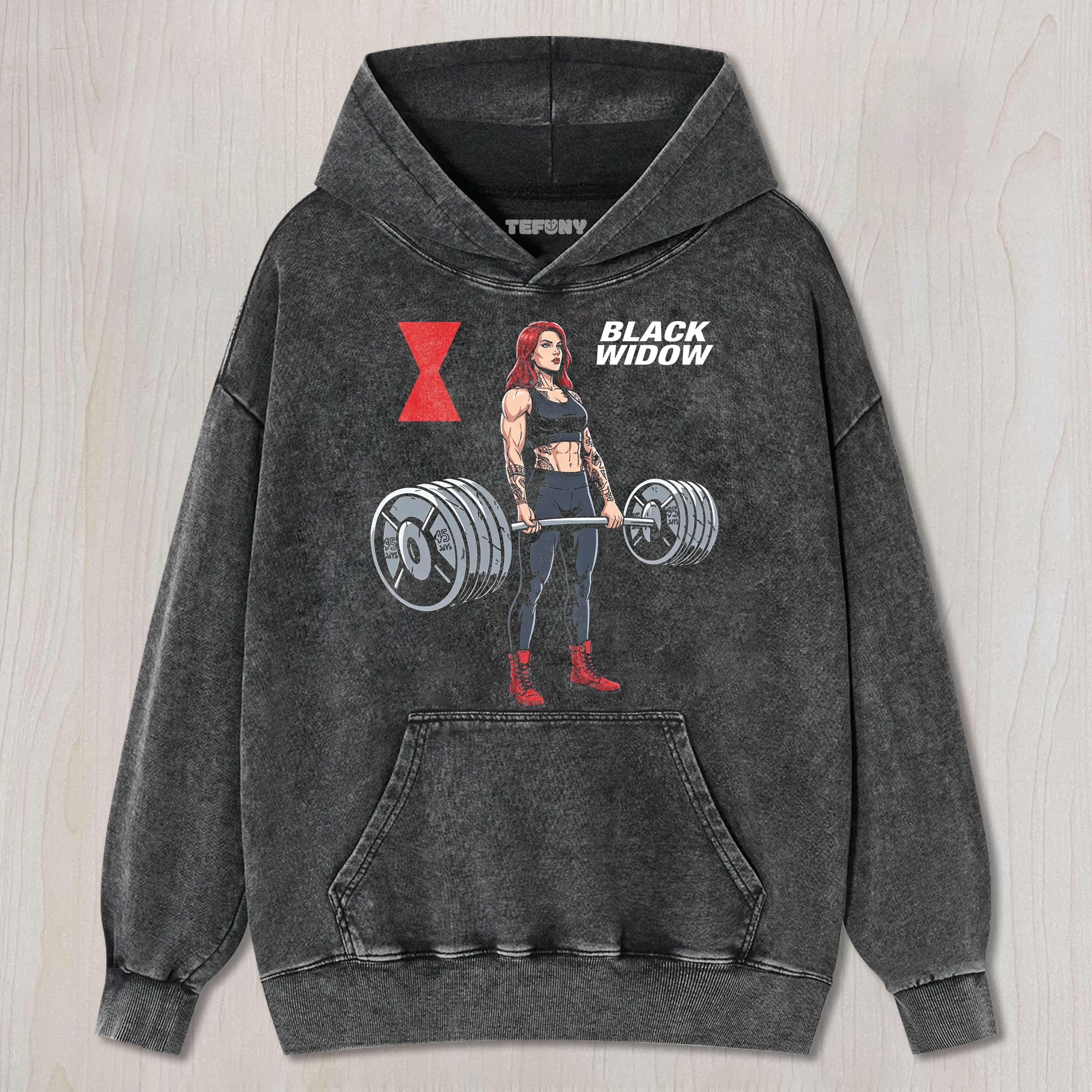 BLACK WIDOW GYM(MV) TEE & SWEAT & HOOD