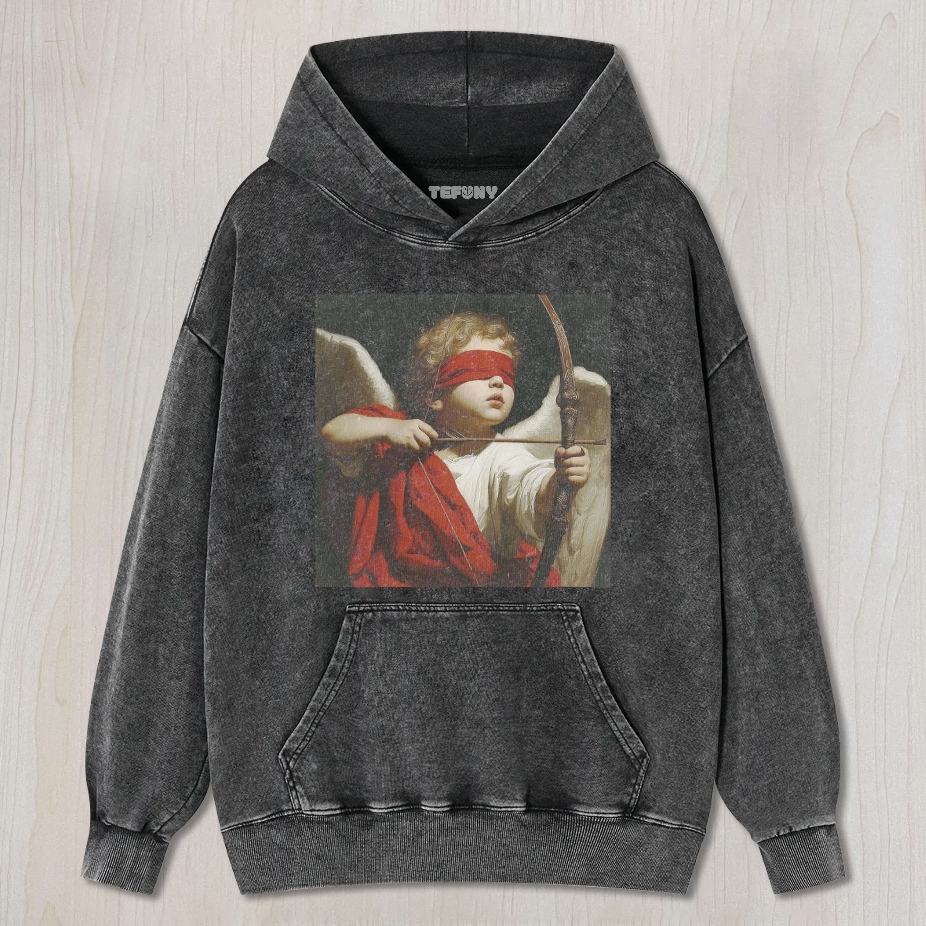 BLINDFOLDED CUPID UNISEX TEE, TANK TOP, LAYERED LS, SWEATSHIRT & HOODIE