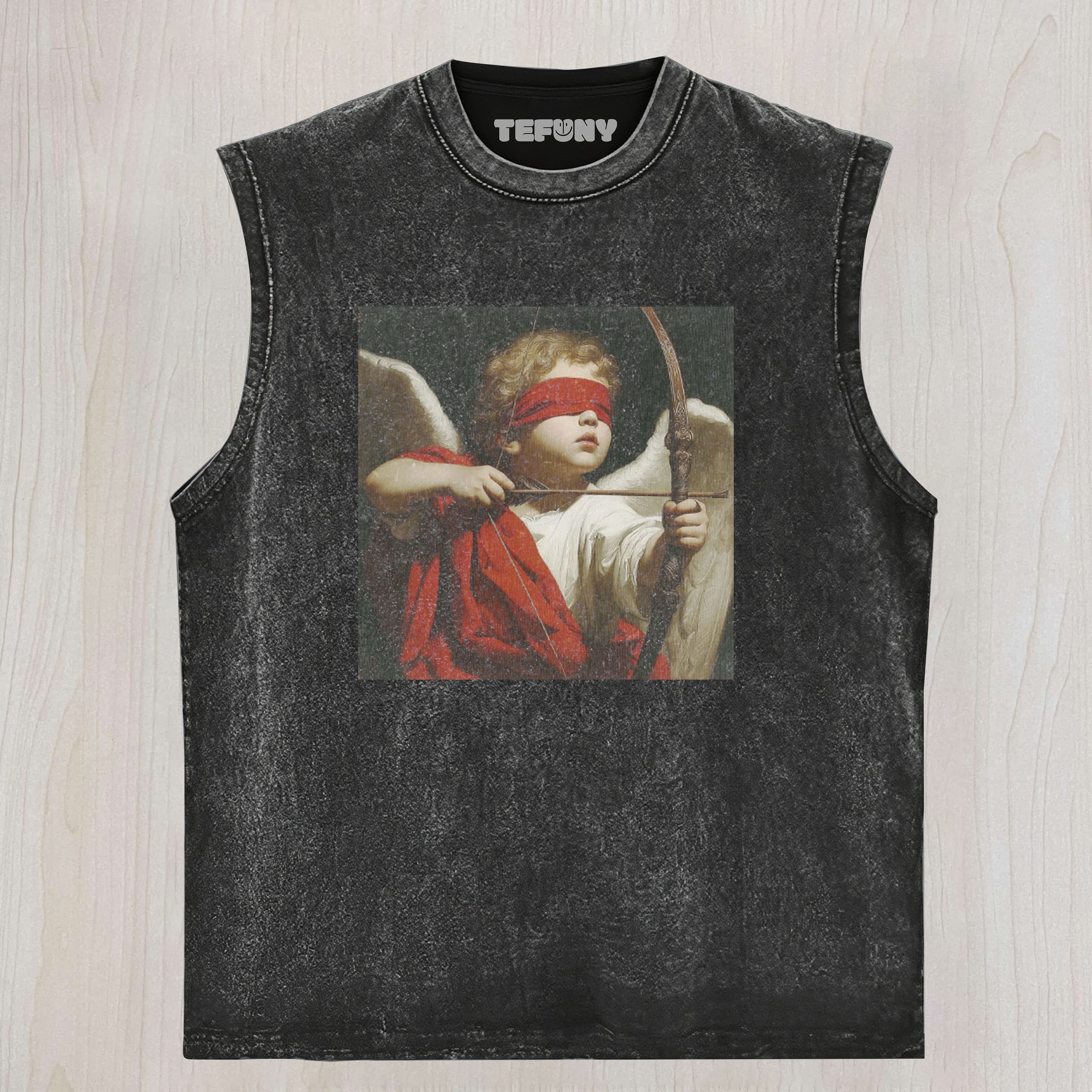 BLINDFOLDED CUPID UNISEX TEE, TANK TOP, LAYERED LS, SWEATSHIRT & HOODIE