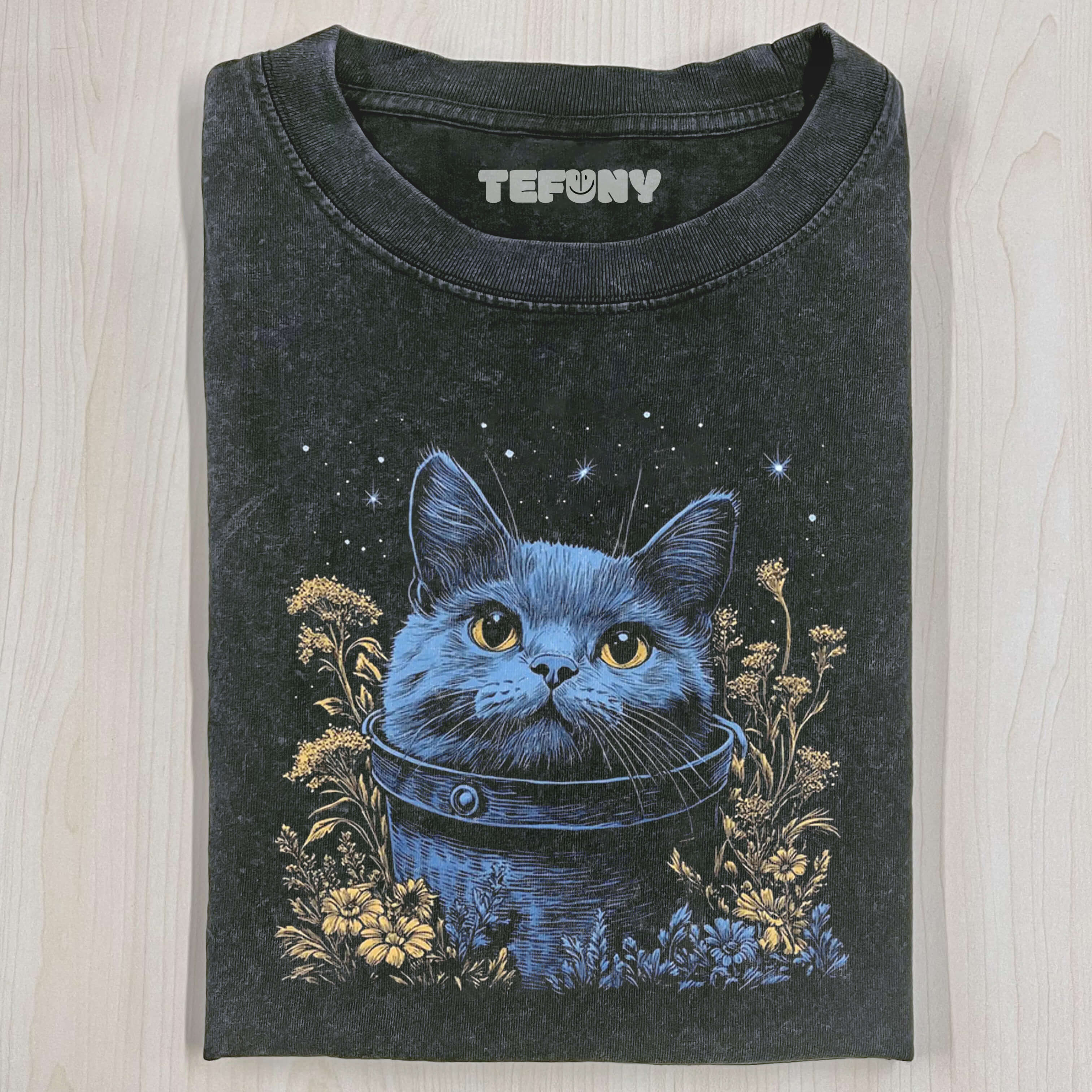 BLUE CAT TEE