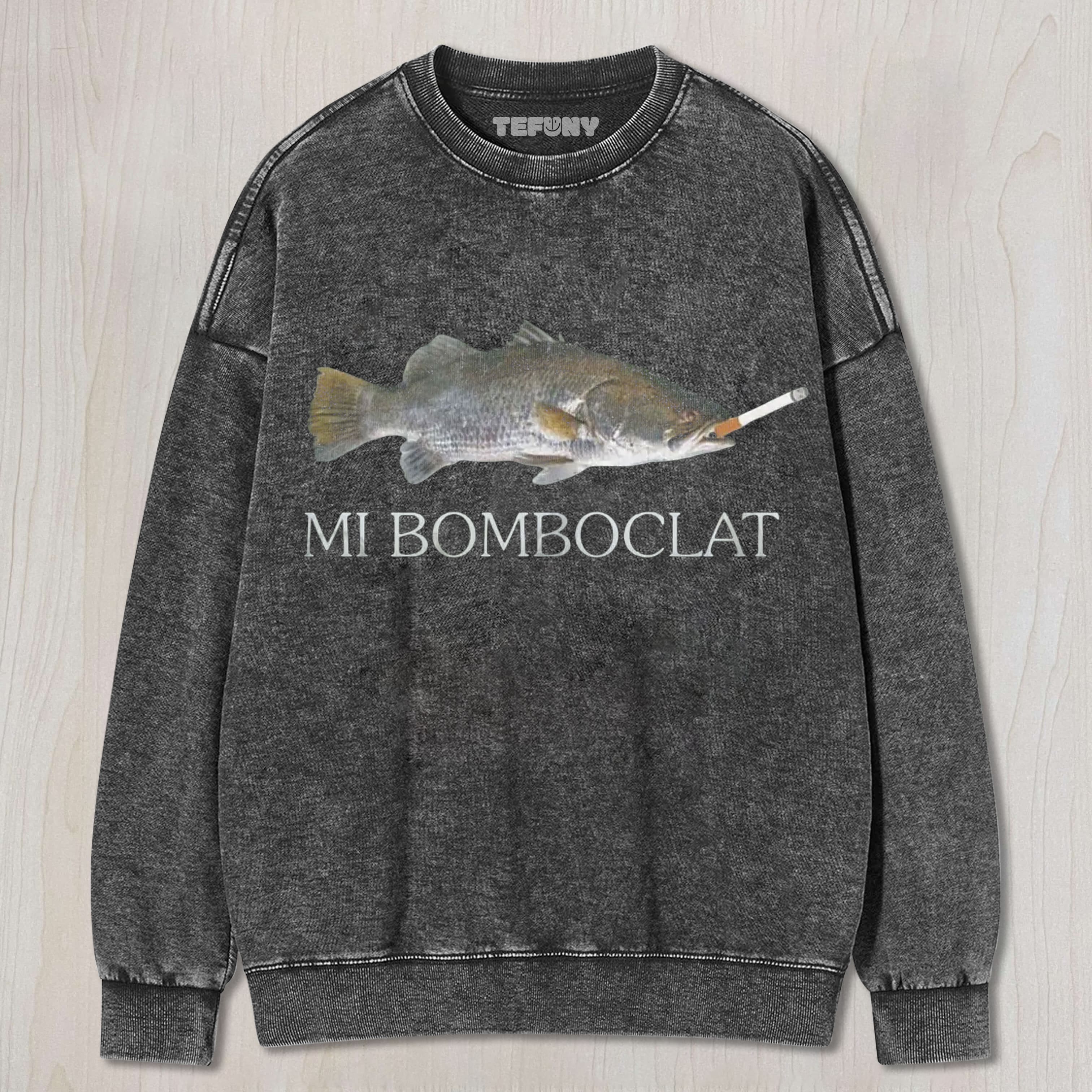 BOMBOCLAT FISH MEME T-SHIRT