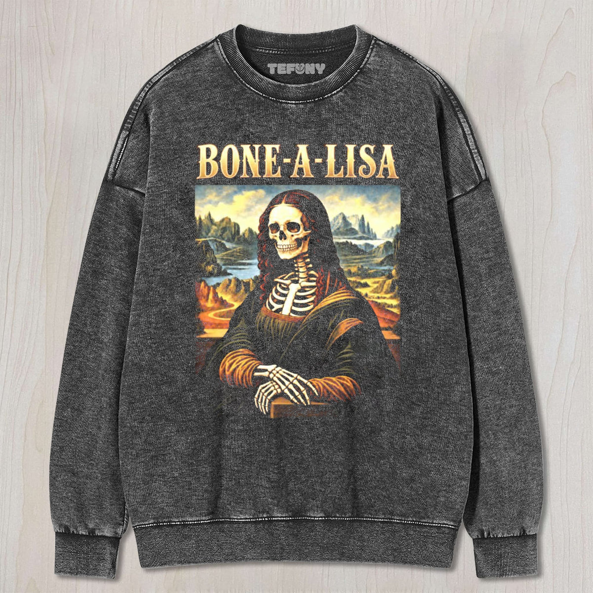 BONE-A-LISA HUMOR UNISEX TEE, TANK TOP, LAYERED LS, SWEATSHIRT & HOODIE