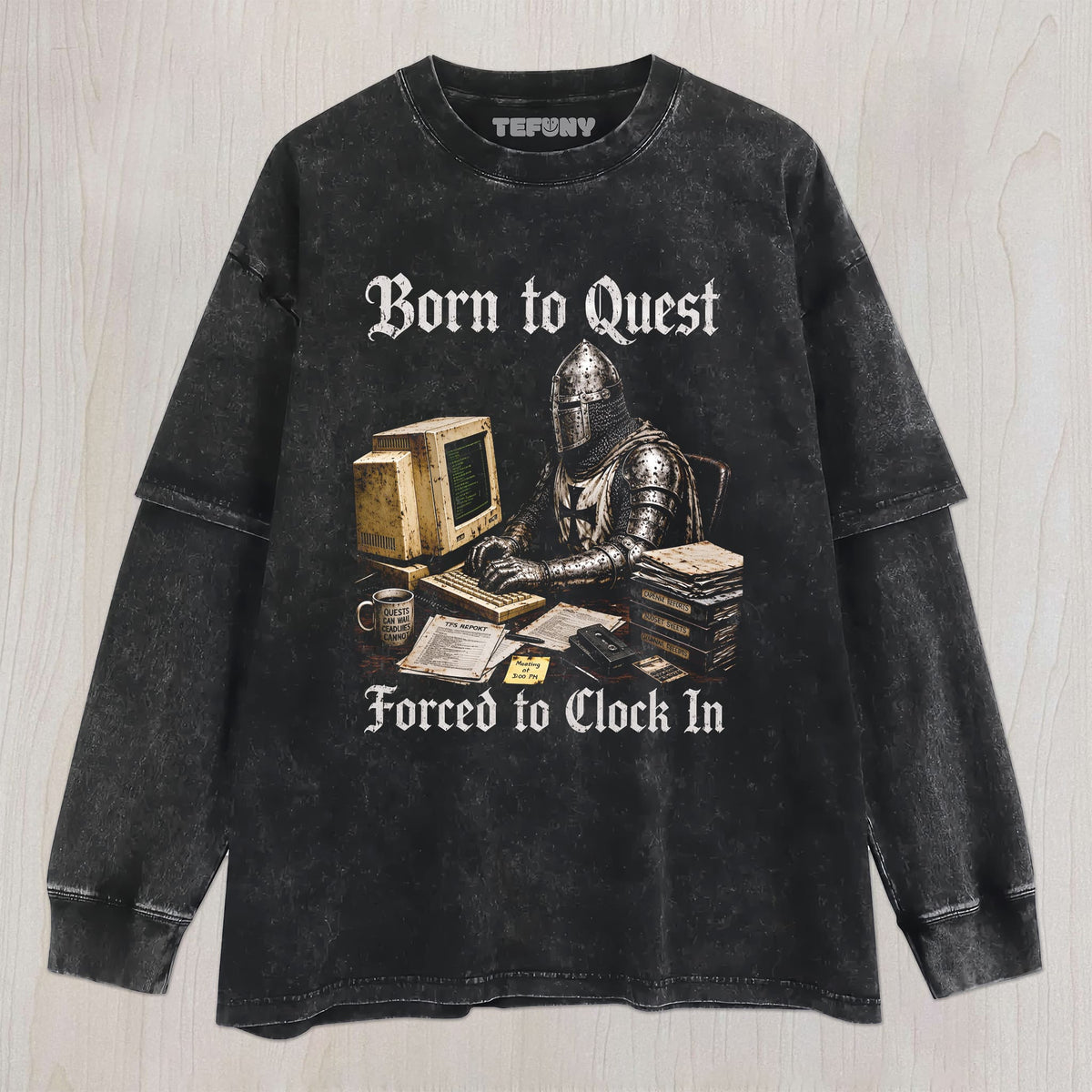 BORN TO QUEST UNISEX TEE, TANK TOP, LAYERED LS, SWEATSHIRT & HOODIE