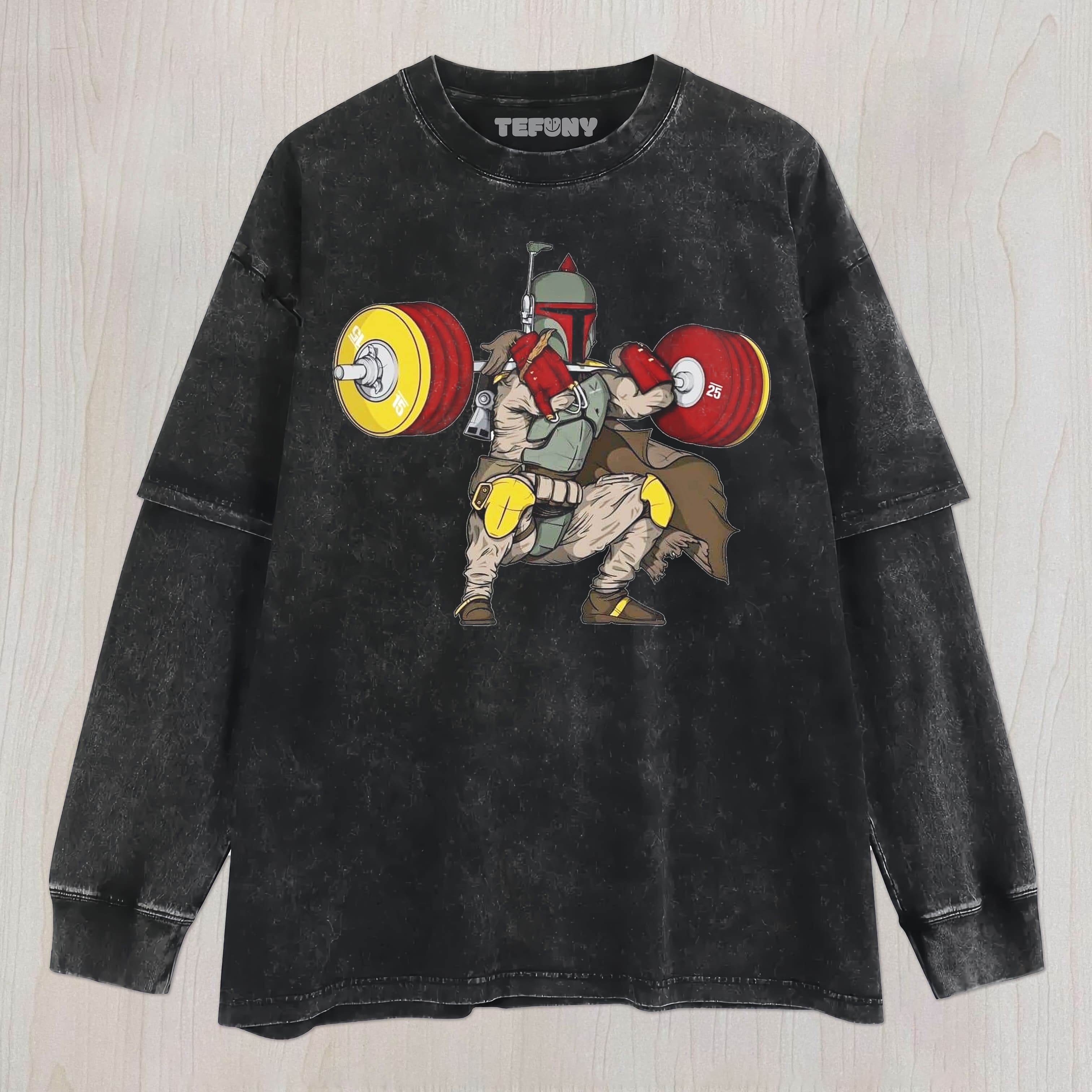 BOUNTY HUNTER GYM UNISEX TEE, TANK TOP, LAYERED LS, SWEATSHIRT & HOODIE